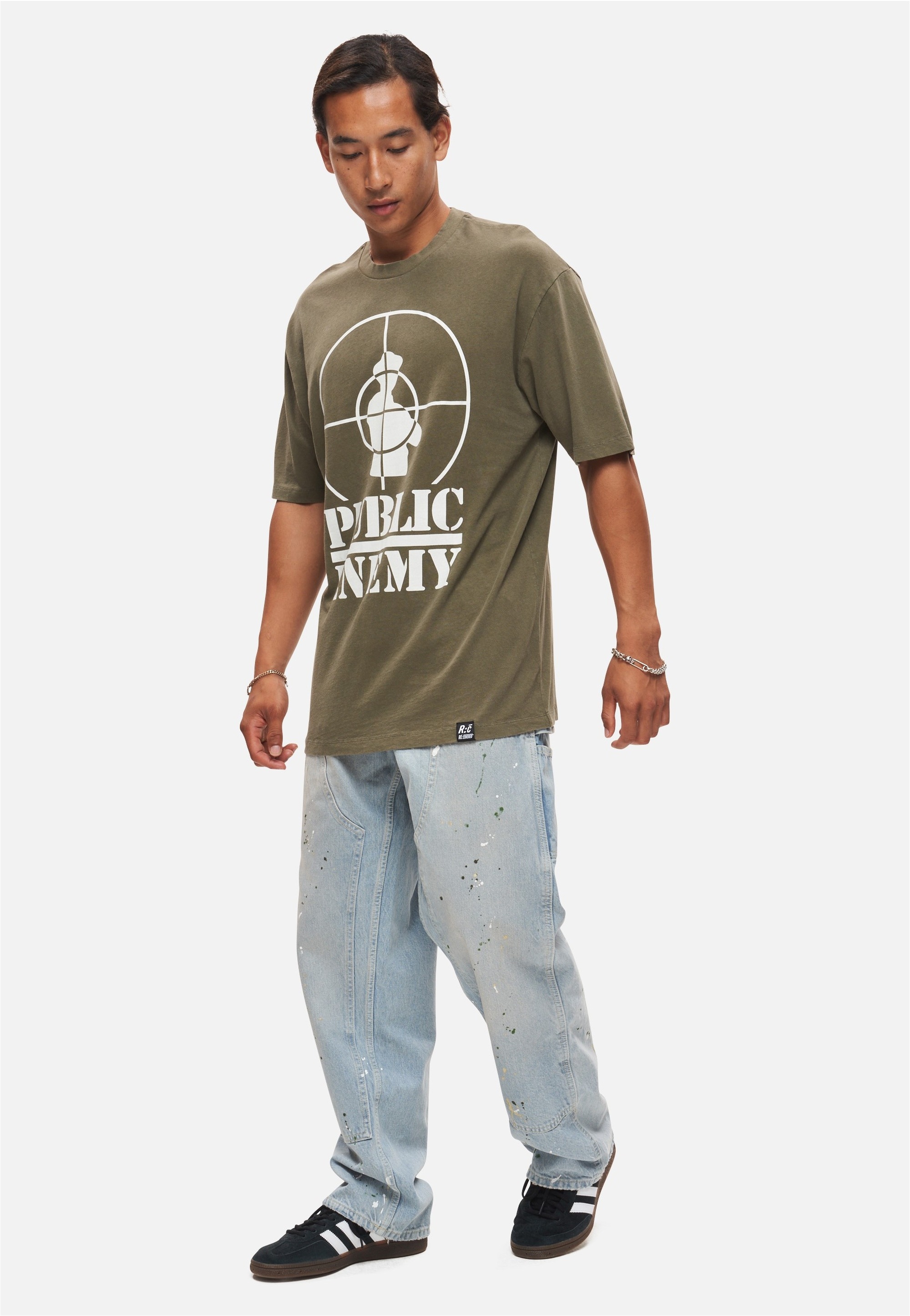 Recovered T-Shirt "Public Enemy Tonal Target", 1 Stk. mit angesagtem Public günstig online kaufen