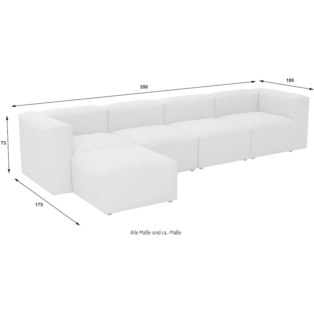 Max Winzer® Ecksofa »Lena«, (Spar-Set, 5 St.)