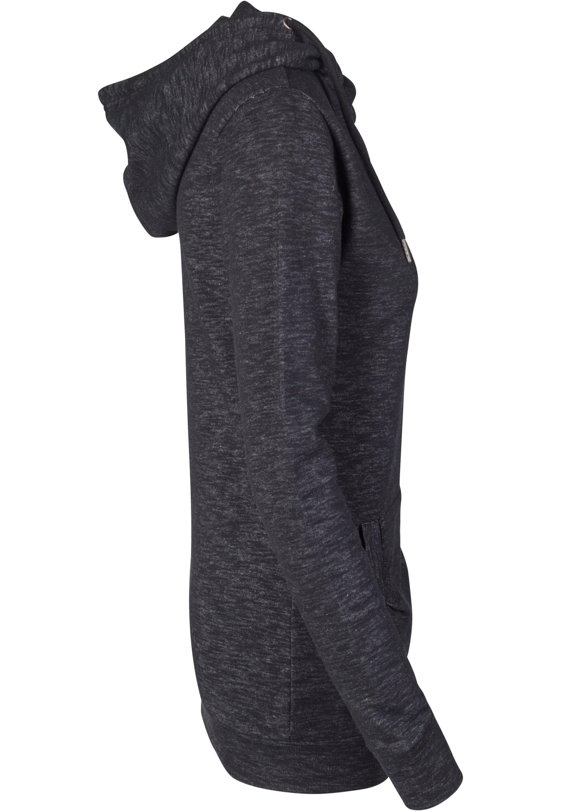 URBAN CLASSICS Rundhalspullover »Urban Classics Damen Ladies Slub Terry High Neck Hoody«, (1 tlg.)