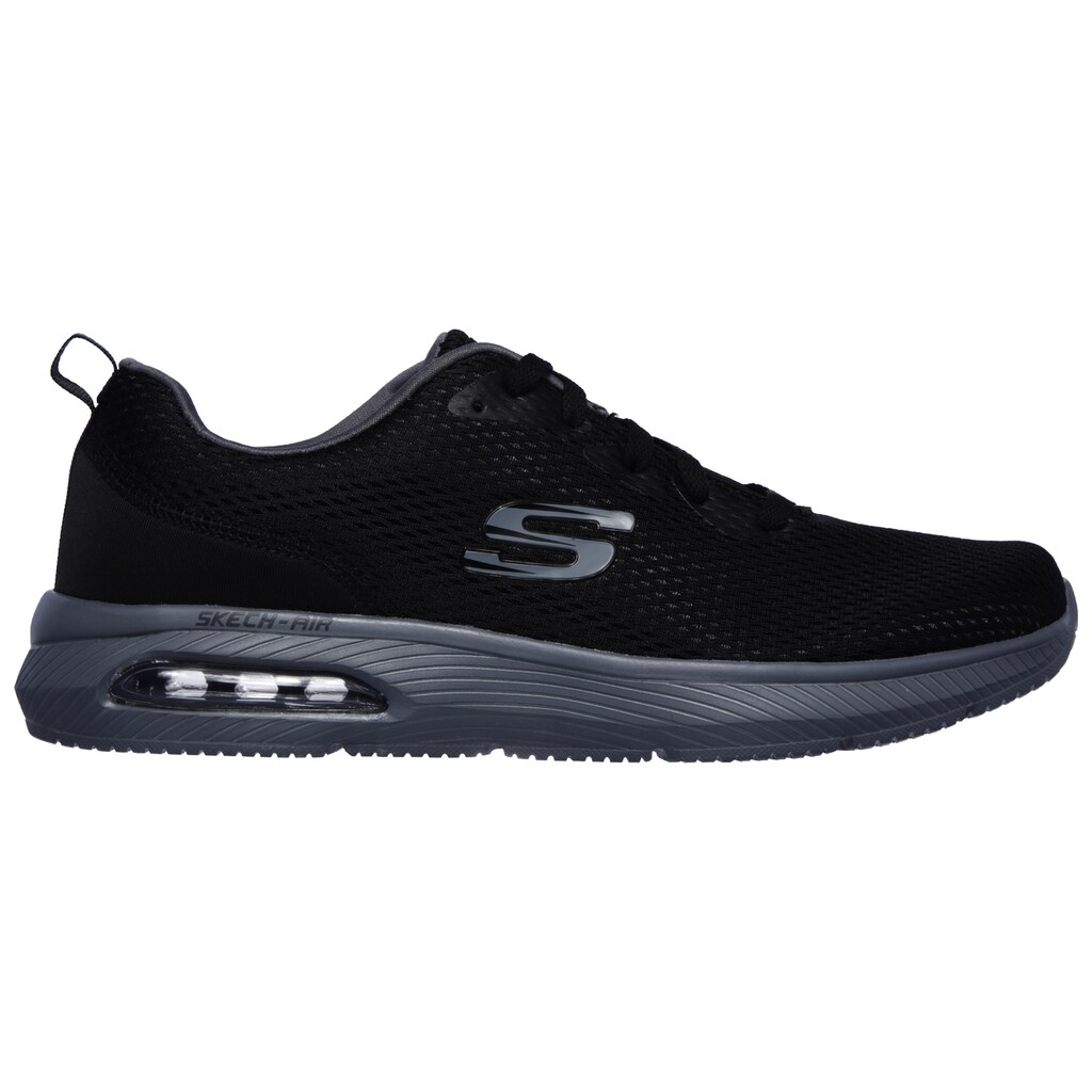 Skechers Sneaker »DYNA-AIR«, mit gepolstertem Schaftrand, Freizeitschuh, Halbschuh, Schnürschuh