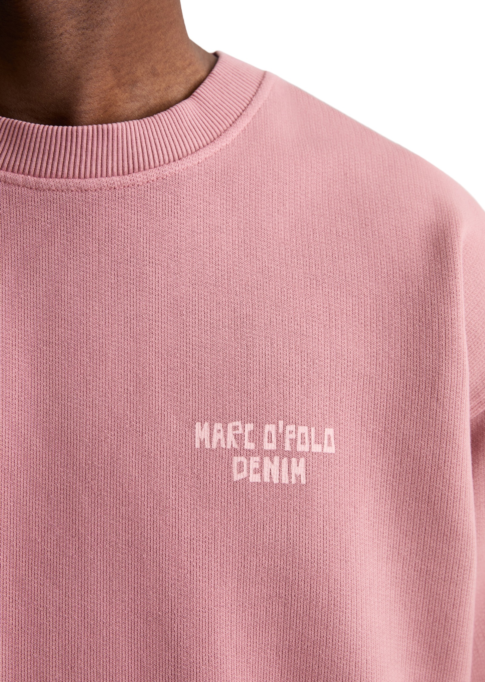 Marc O'Polo Denim Men Sweatshirt Dusty Raspberry M 3