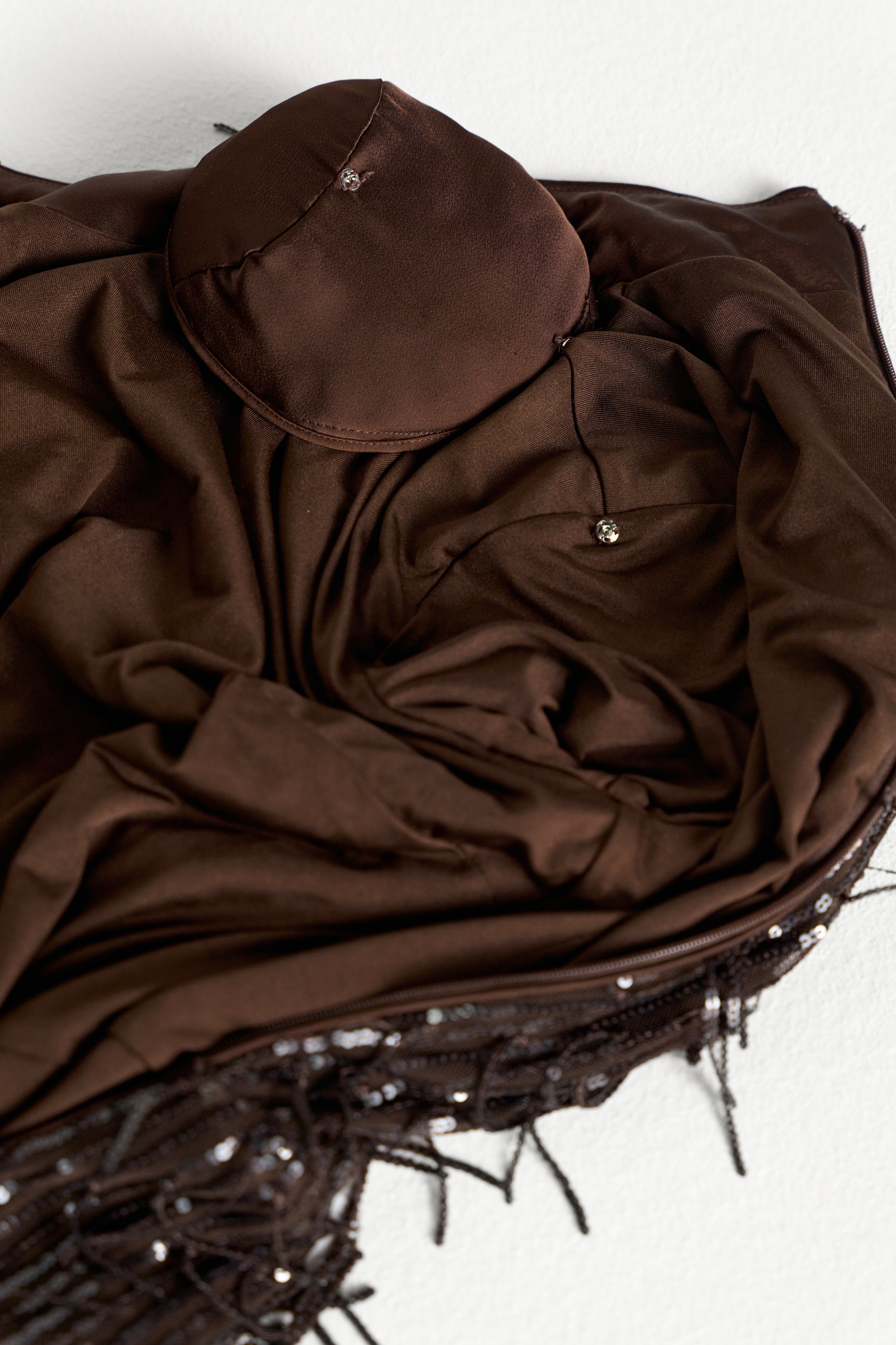 RICHROYAL Minikleid Ohne Tasche Regular fit mit stylischen Fransen