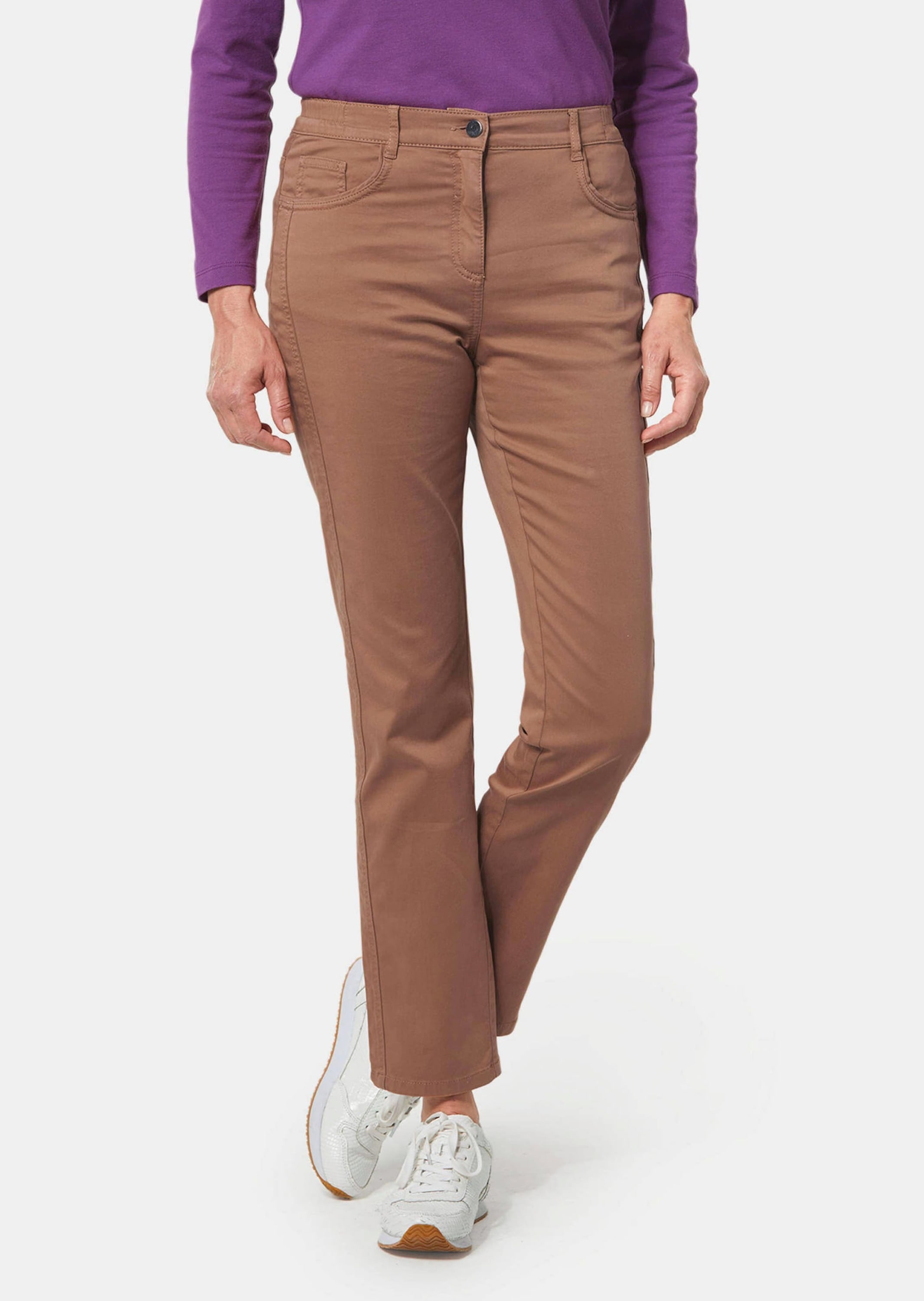 GOLDNER 2-in-1-Hose »Hose Carla Hose Carla in jeanstypischer Form und trendstarker Farbe«