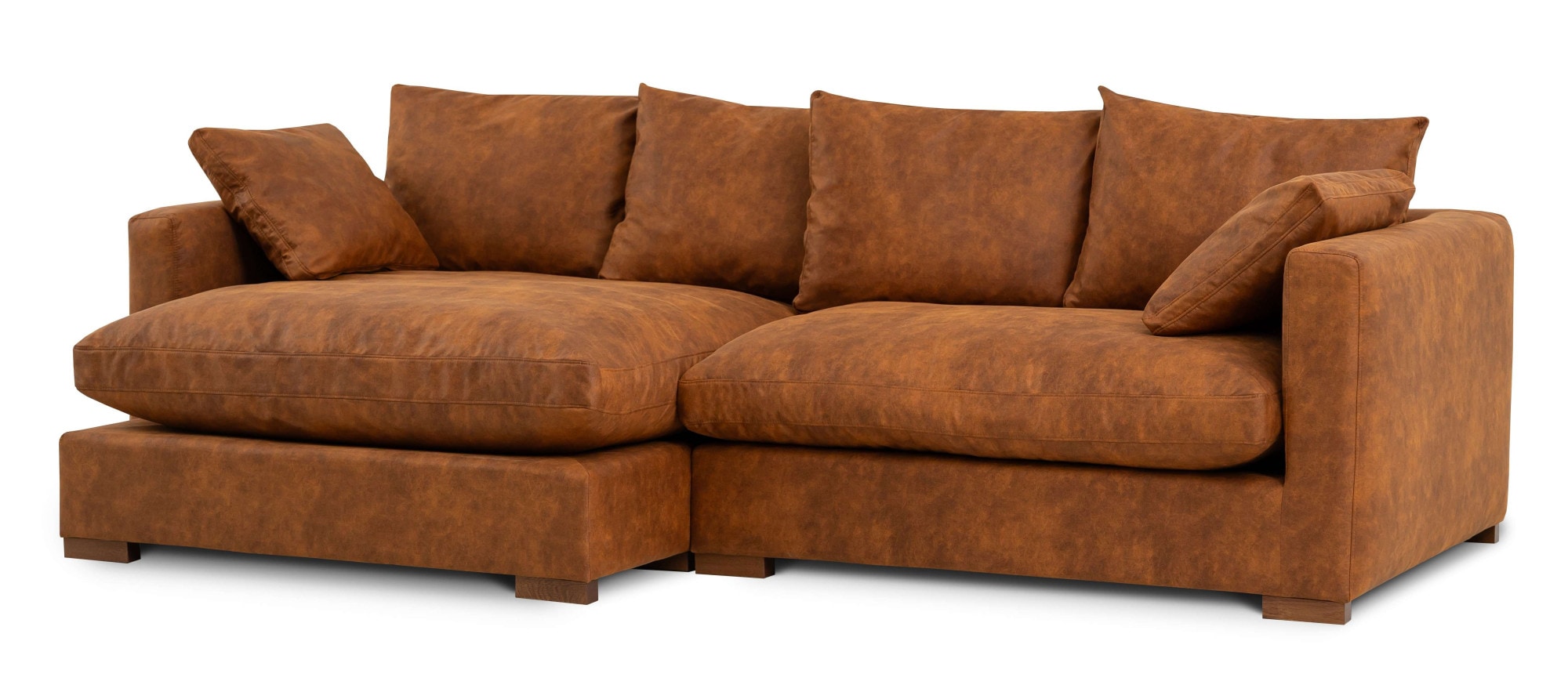 Home affaire Ecksofa »Coray«, Breite 266 cm, extra weich und kuschelig, mit Federn und Daunen