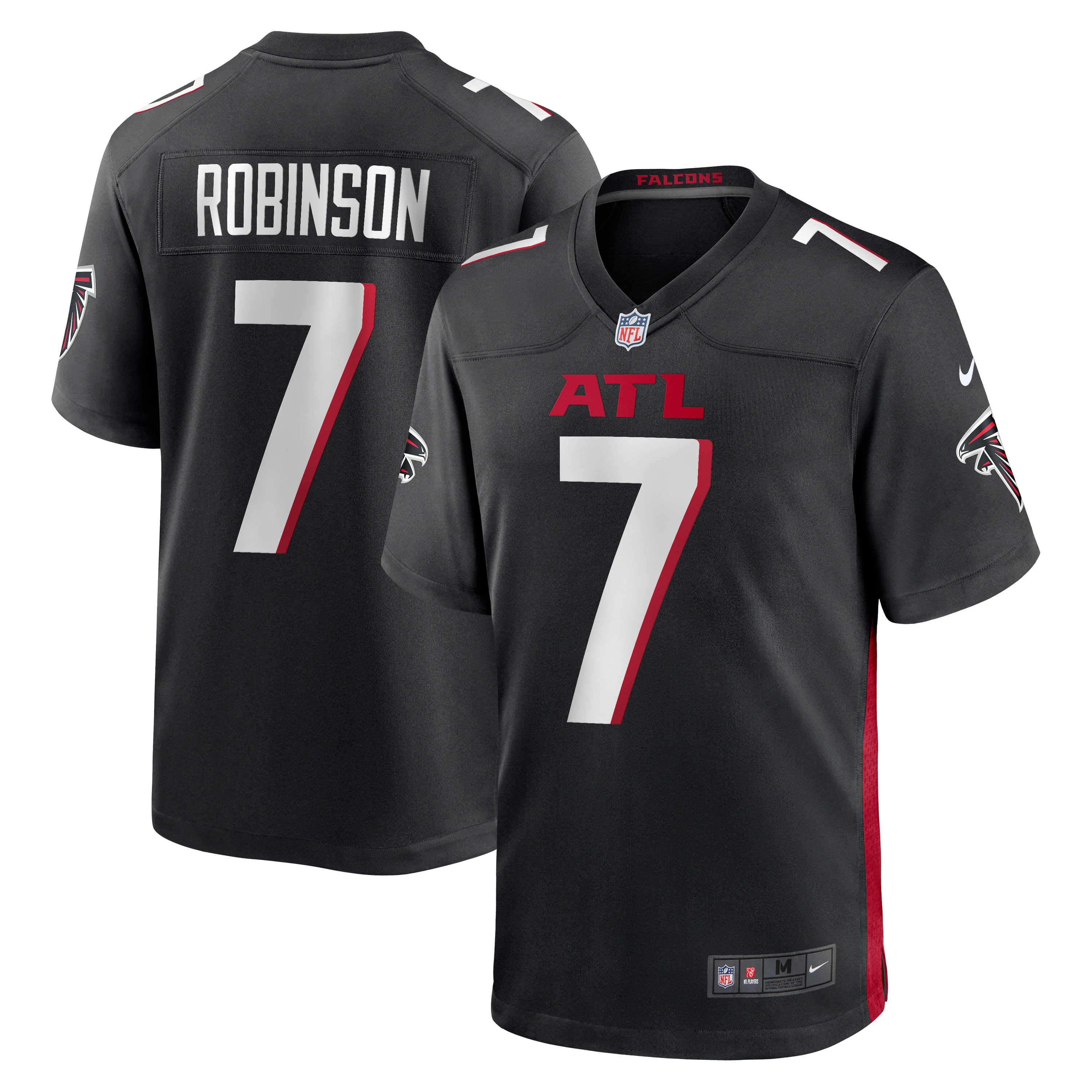 Nike Footballtrikot "Nike Trikot Atlanta Falcons NFL Home Game Jersey Robinson 7"