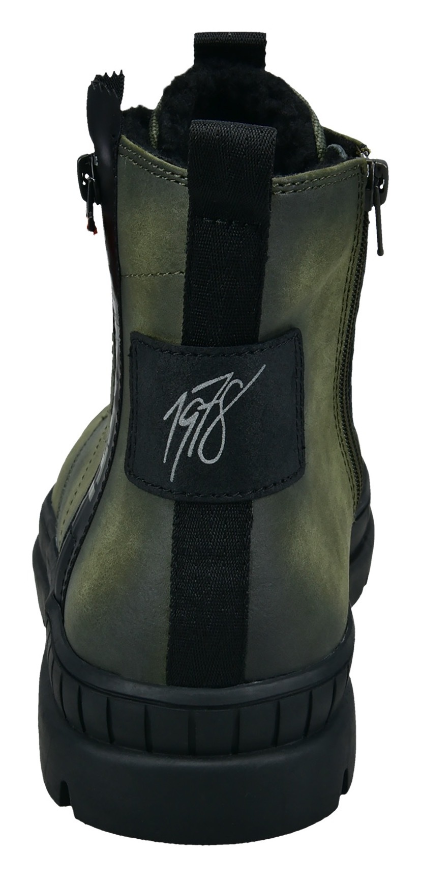 bugatti Winterboots, Schnürstiefel, Herrenboots mit modischem Zip