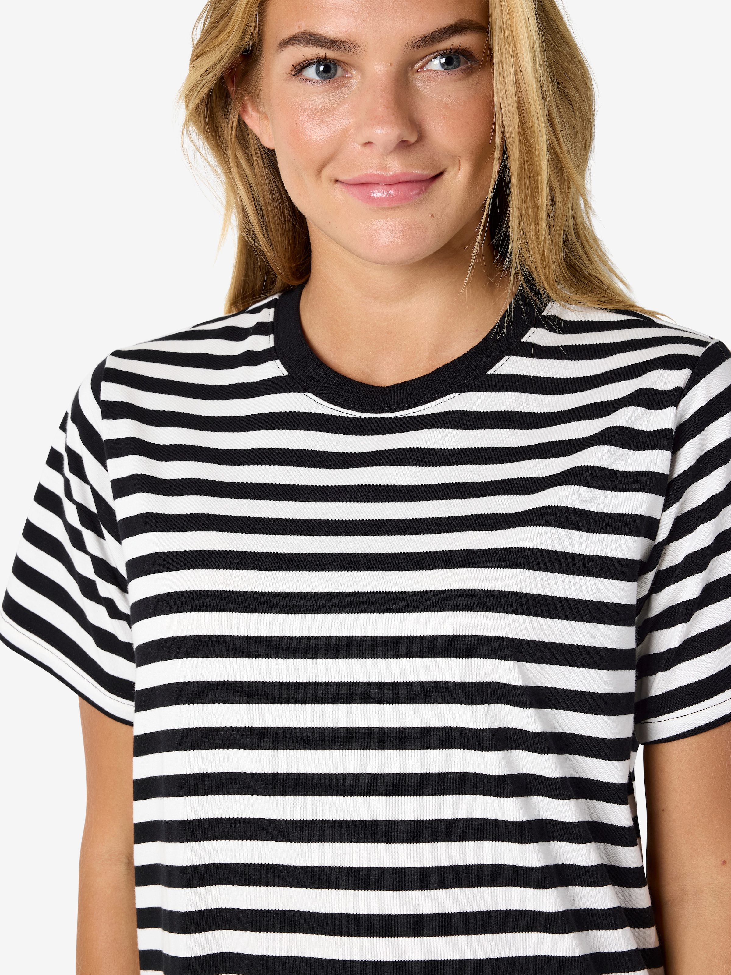 Noisy may Shirtkleid »NMEMBER S/S STRIPE MIDI DRESS JRS NOOS« Ohne Taschen