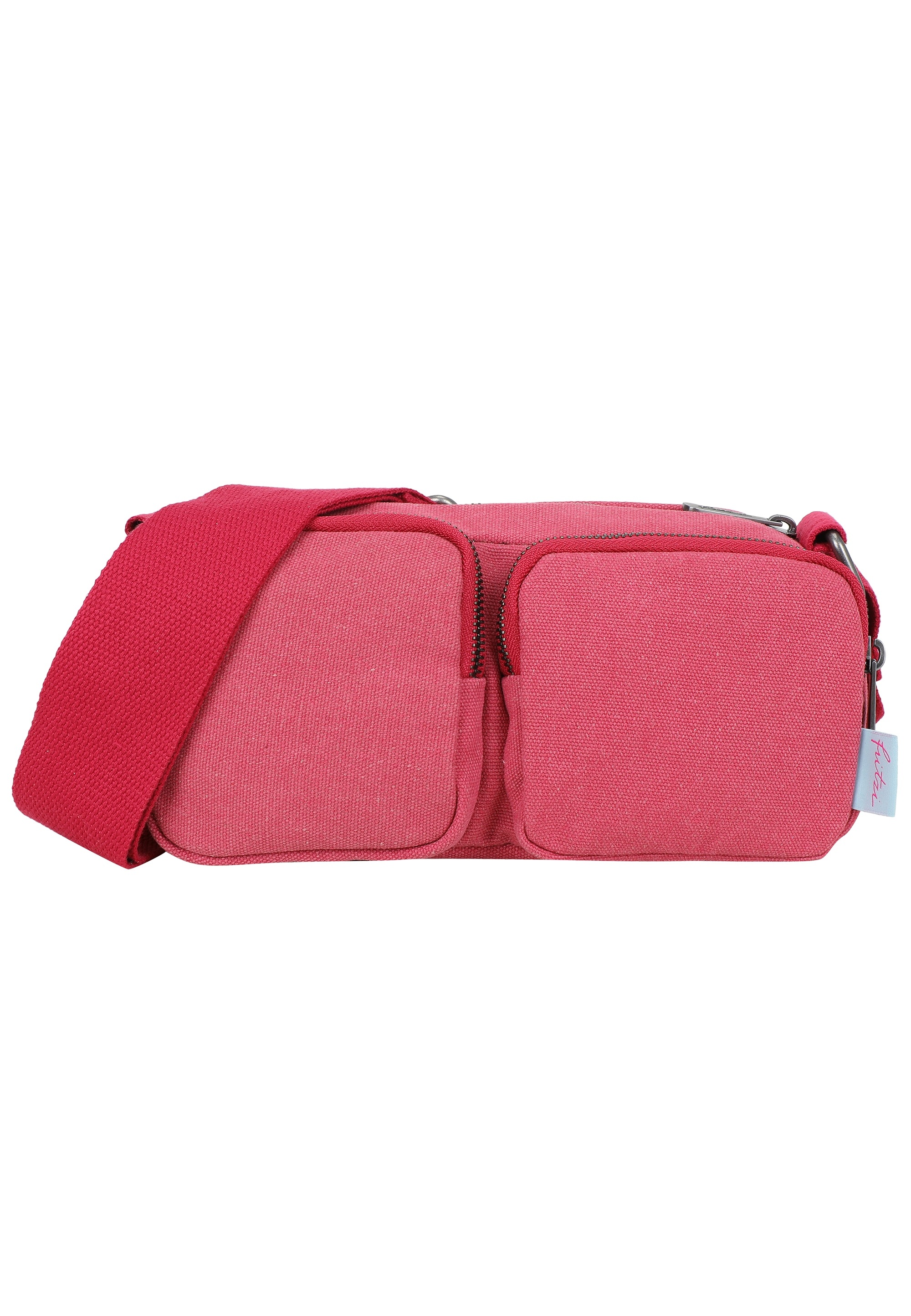 Fritzi aus Preußen Schultertasche "Donny Cross Long" mit zwei aufgesetzten Vordertaschen
