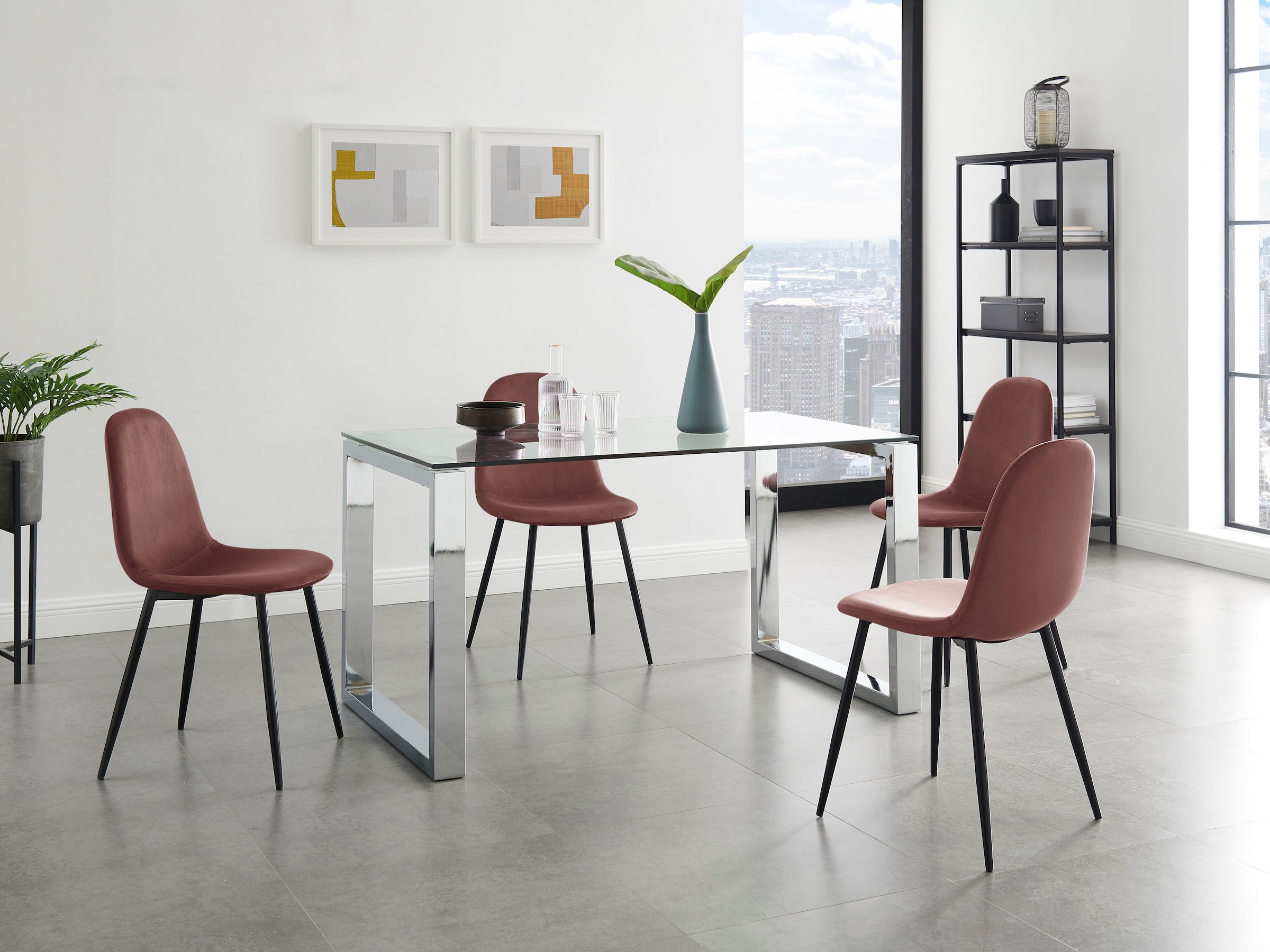 OTTO home "Eadwine, TOPSELLER Stuhl, Küchenstuhl, 4-Fuß Stuhl, OTTOs Choice günstig online kaufen