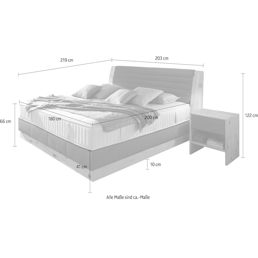 ADA premium Boxspringbett »Chalet«