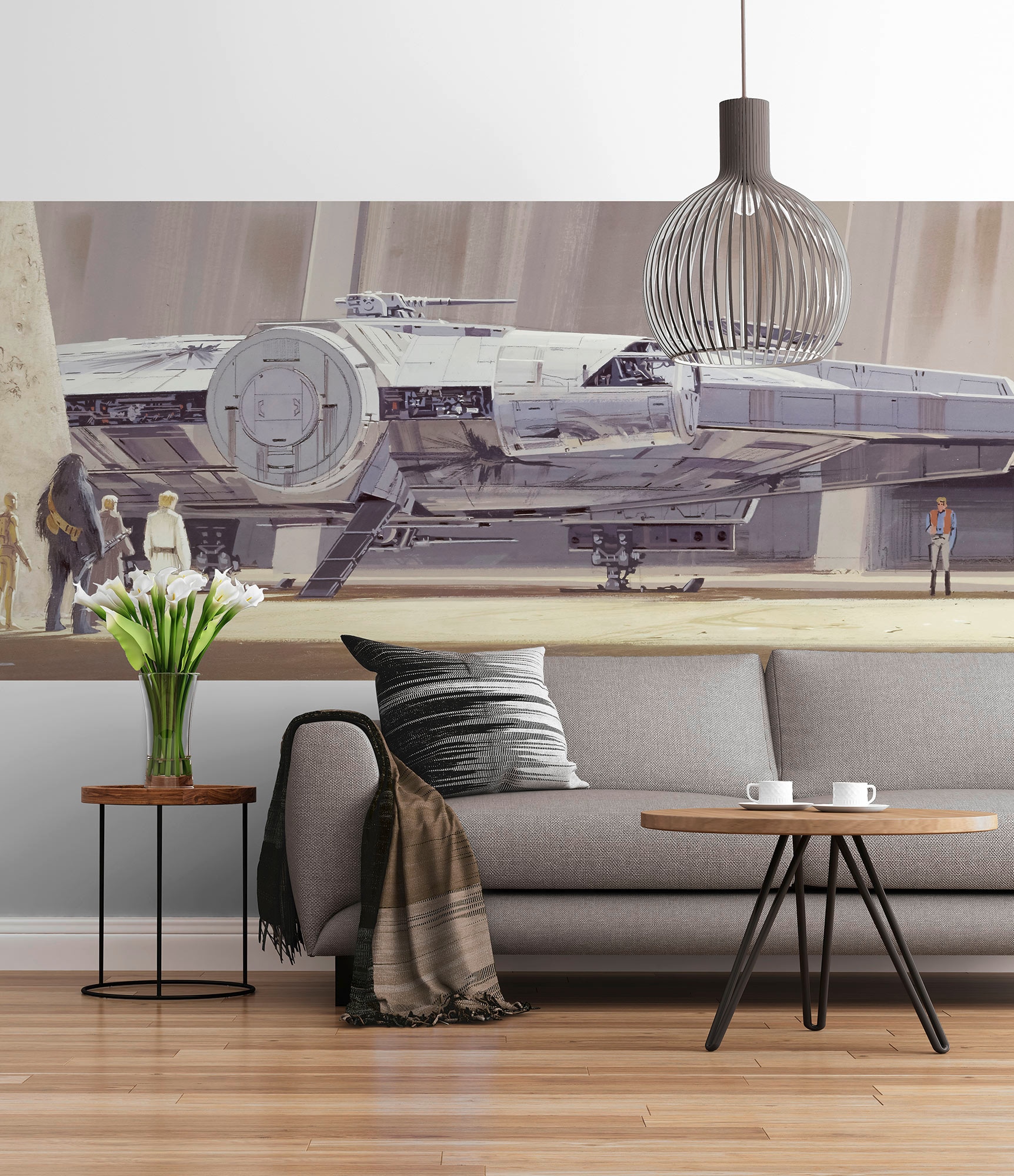 Komar Fototapete »STAR WARS Classic RMQ MilleniumFalcon«, 368x127 cm (Breite  x Höhe) online bestellen | BAUR