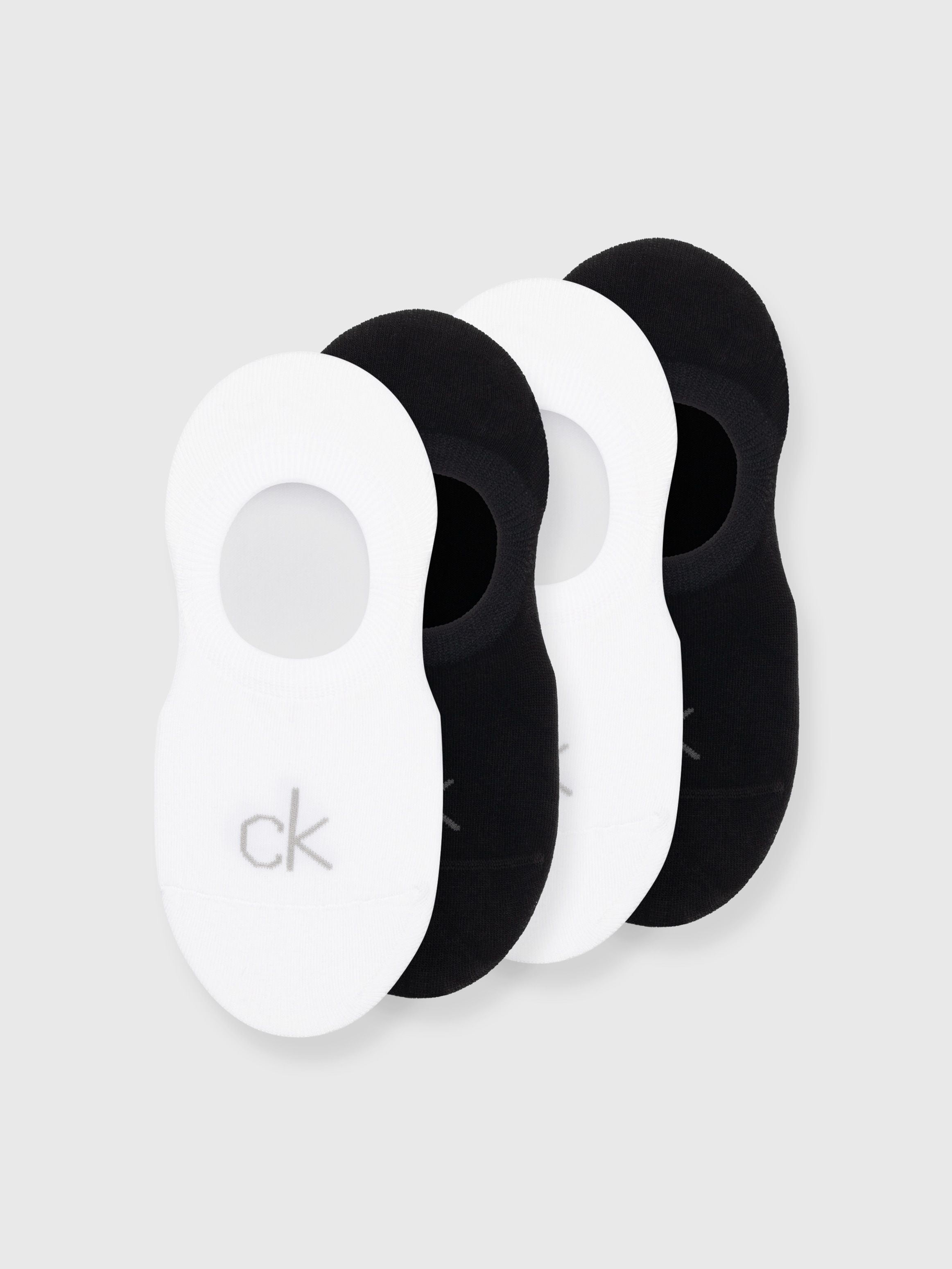 Calvin Klein Füßlinge "Ck Women Footie High Cut 4P Ecomm" No Show Socks