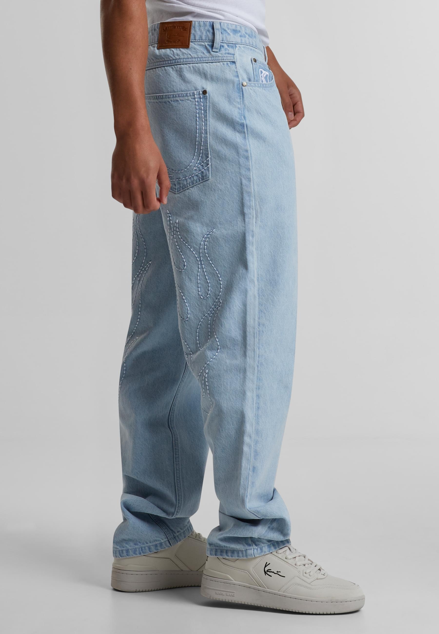 Karl Kani Bequeme Jeans »Karl Kani OG Baggy Five Pocket Flames Denim«