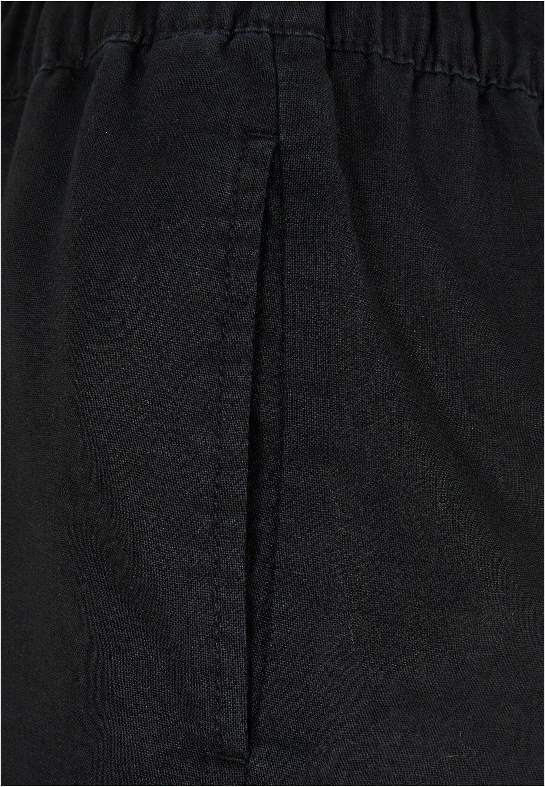URBAN CLASSICS Shorts »Urban Classics Damen Ladies Linen Mixed Shorts«, (1 tlg.)