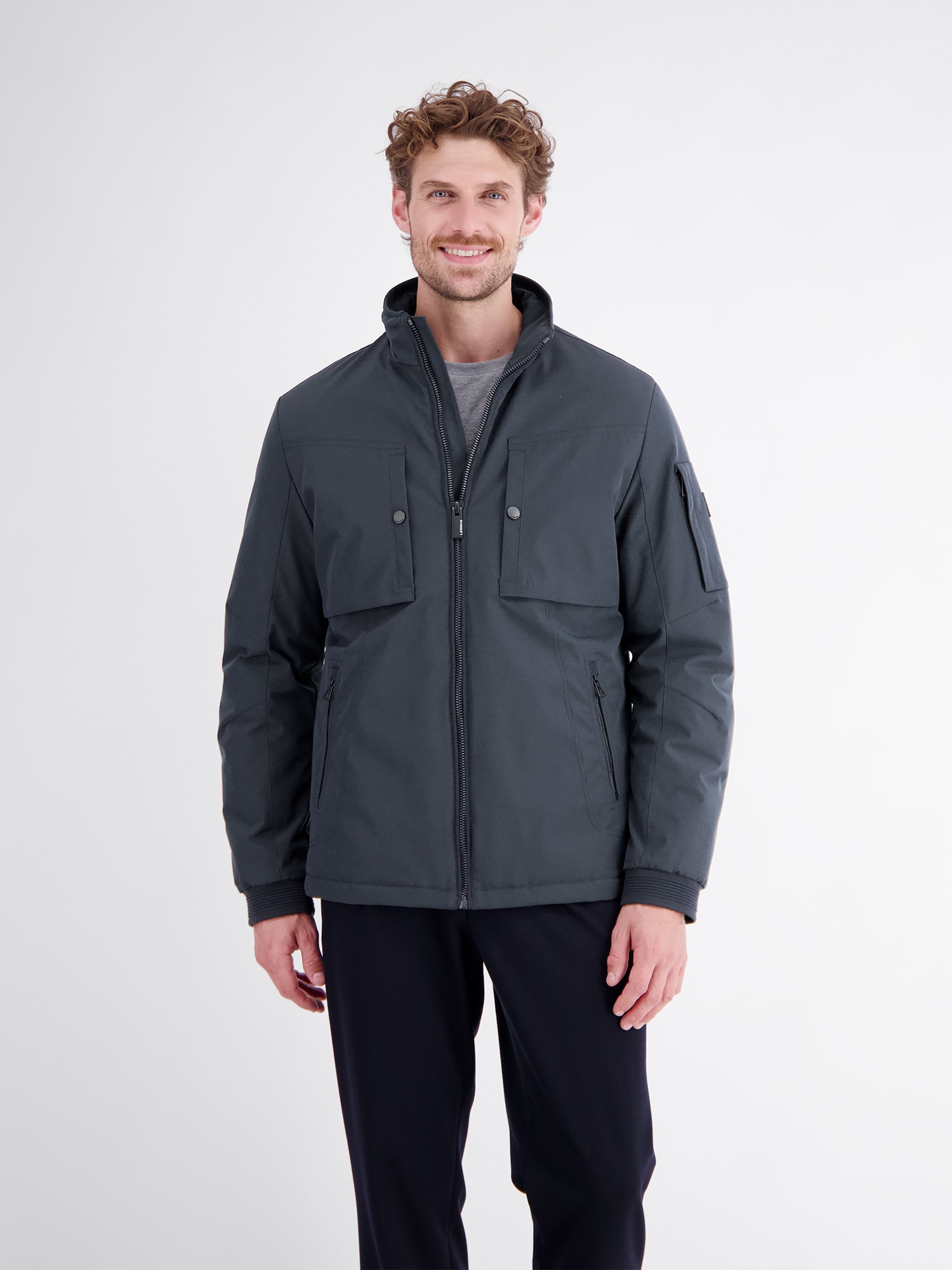 LERROS Outdoorjacke "Sportive Jacke aus flexibler Kunstfaser mit Fütterung" ohne Kapuze