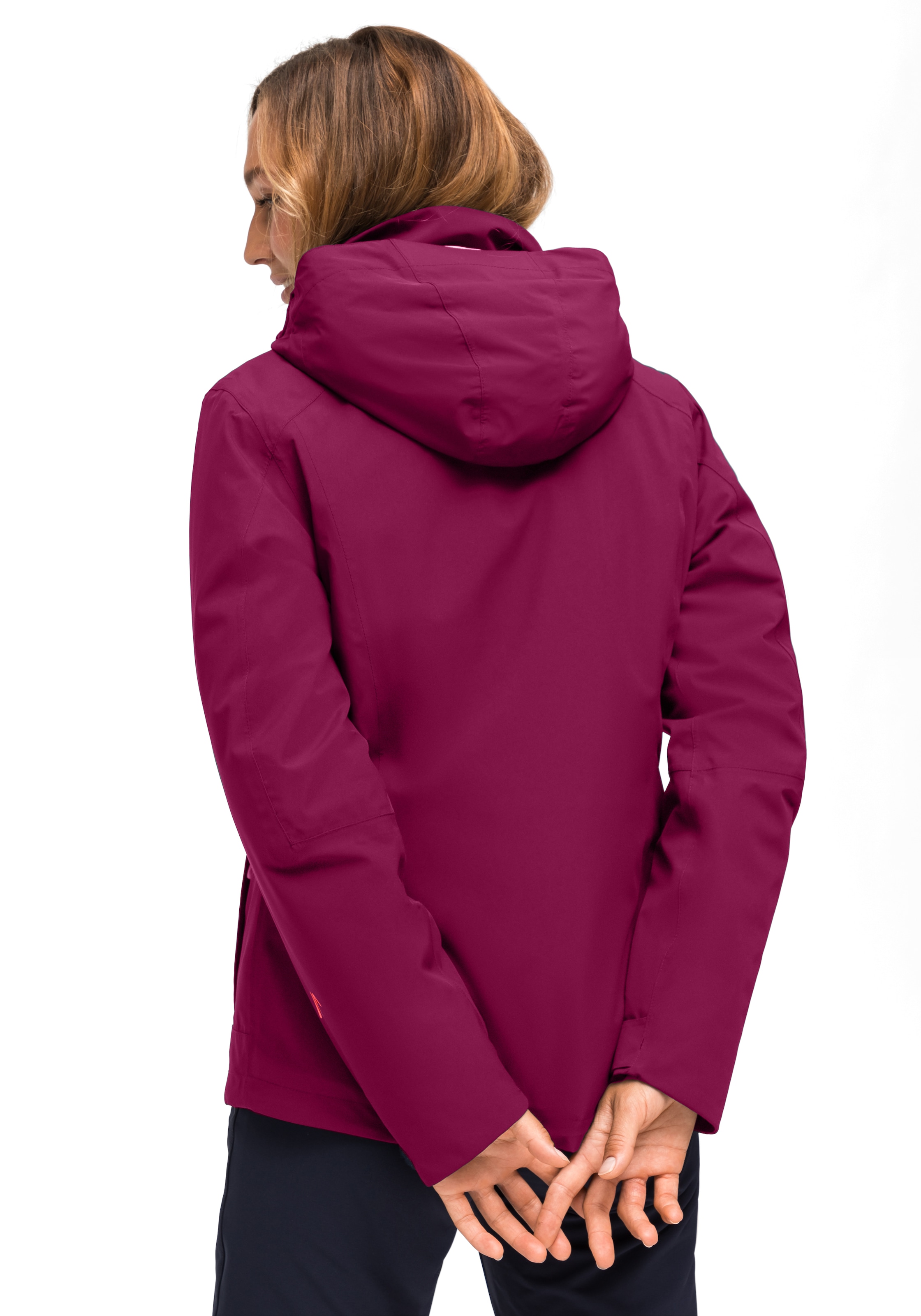 Maier Sports 3-in-1-Funktionsjacke »Ribut W«, Wander-Jacke für Damen, wasserdicht und atmungsaktiv