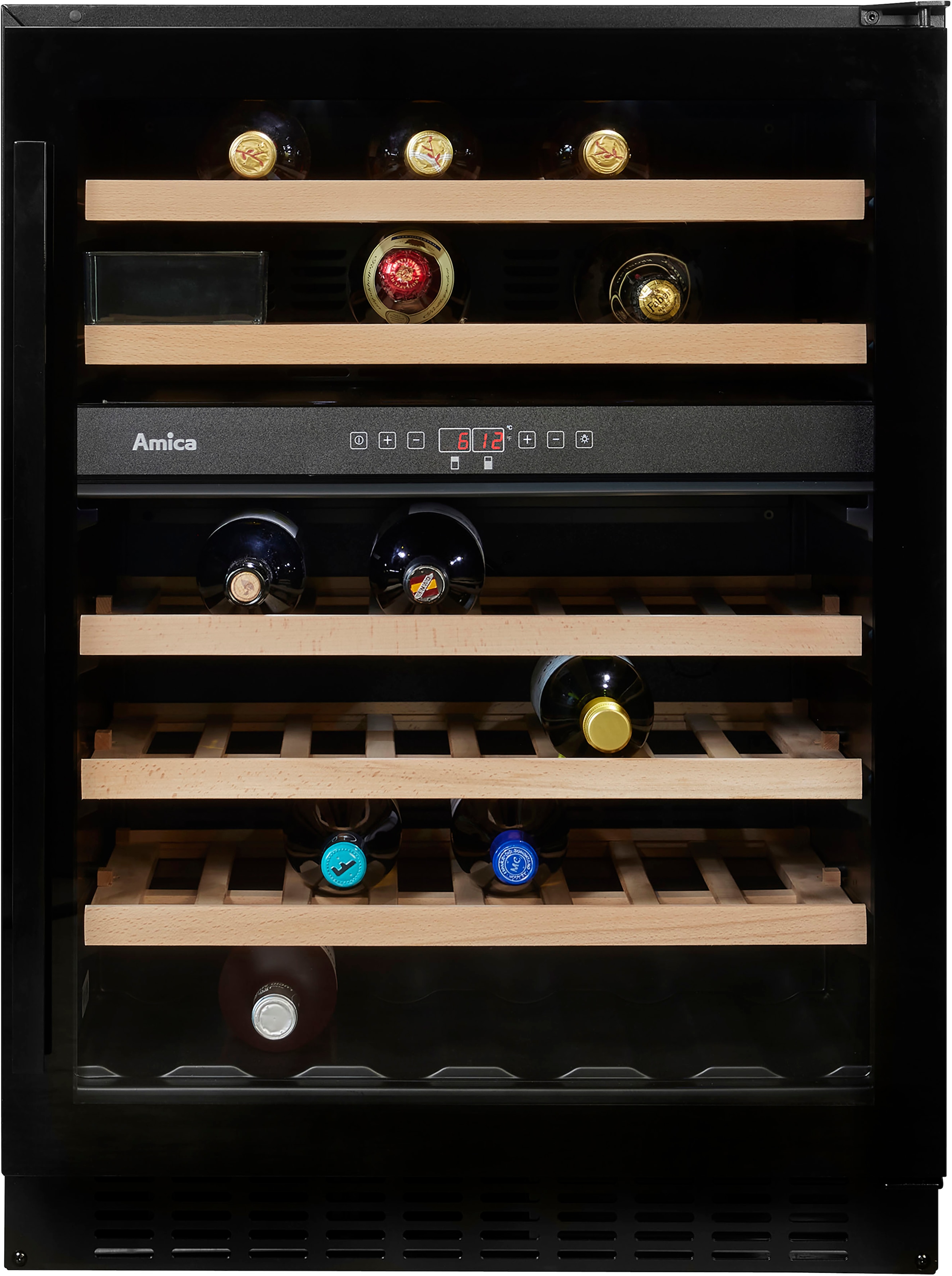 Amica Weinkühlschrank "WK 341 110-2 S" für 45 Standardflaschen á 0,75l, Sta günstig online kaufen