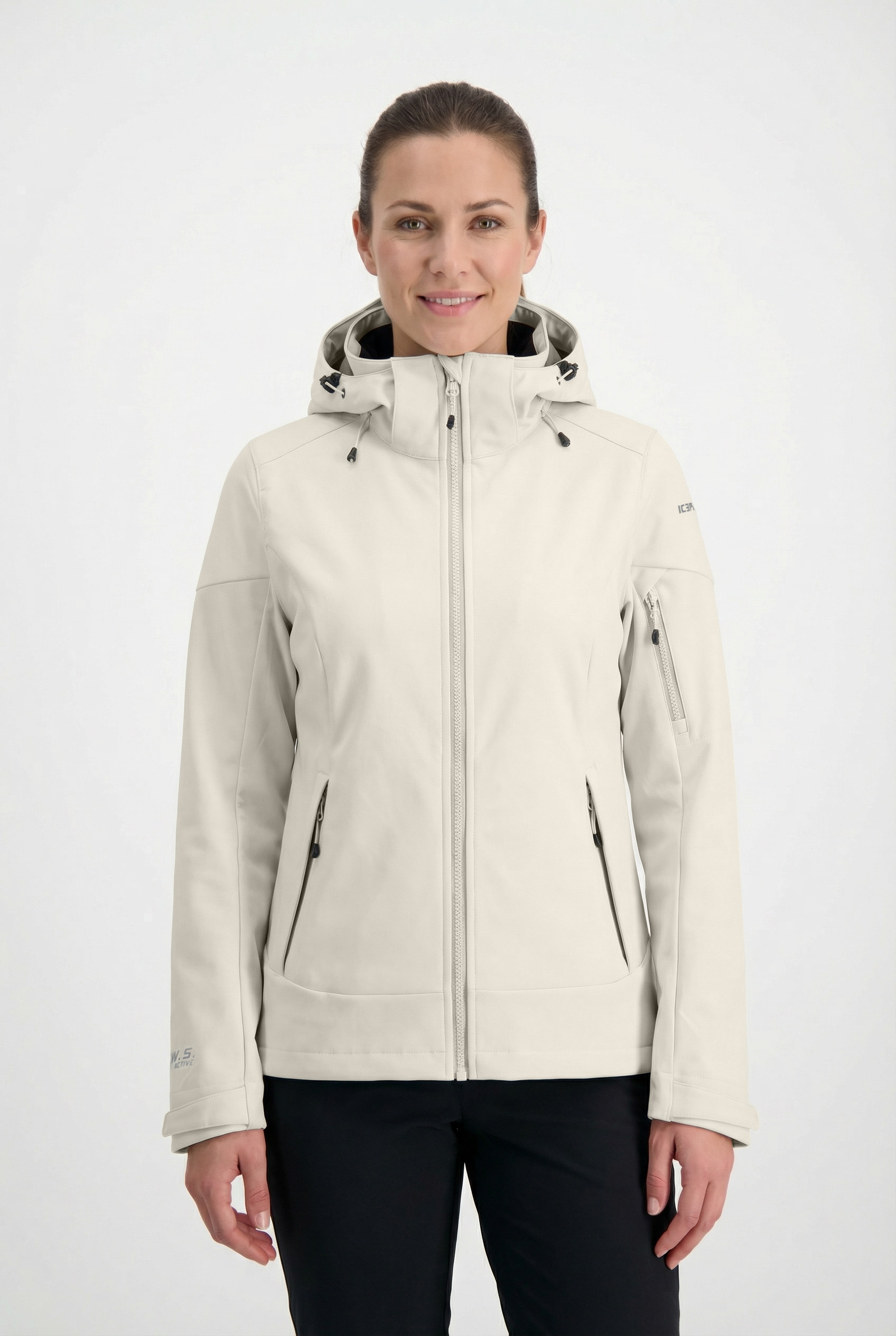 Icepeak Softshelljacke "BATHGATE" wasserdicht, wasserabweisend, aus Polyester, atmungsaktiv