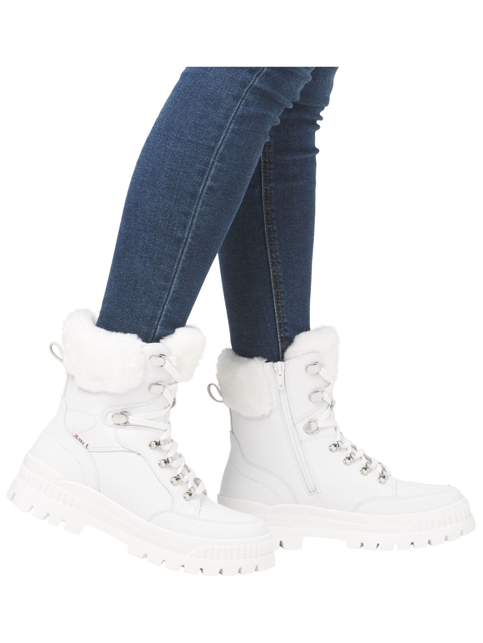 Rieker Schnürstiefelette »Rieker Stiefelette Glattleder«
