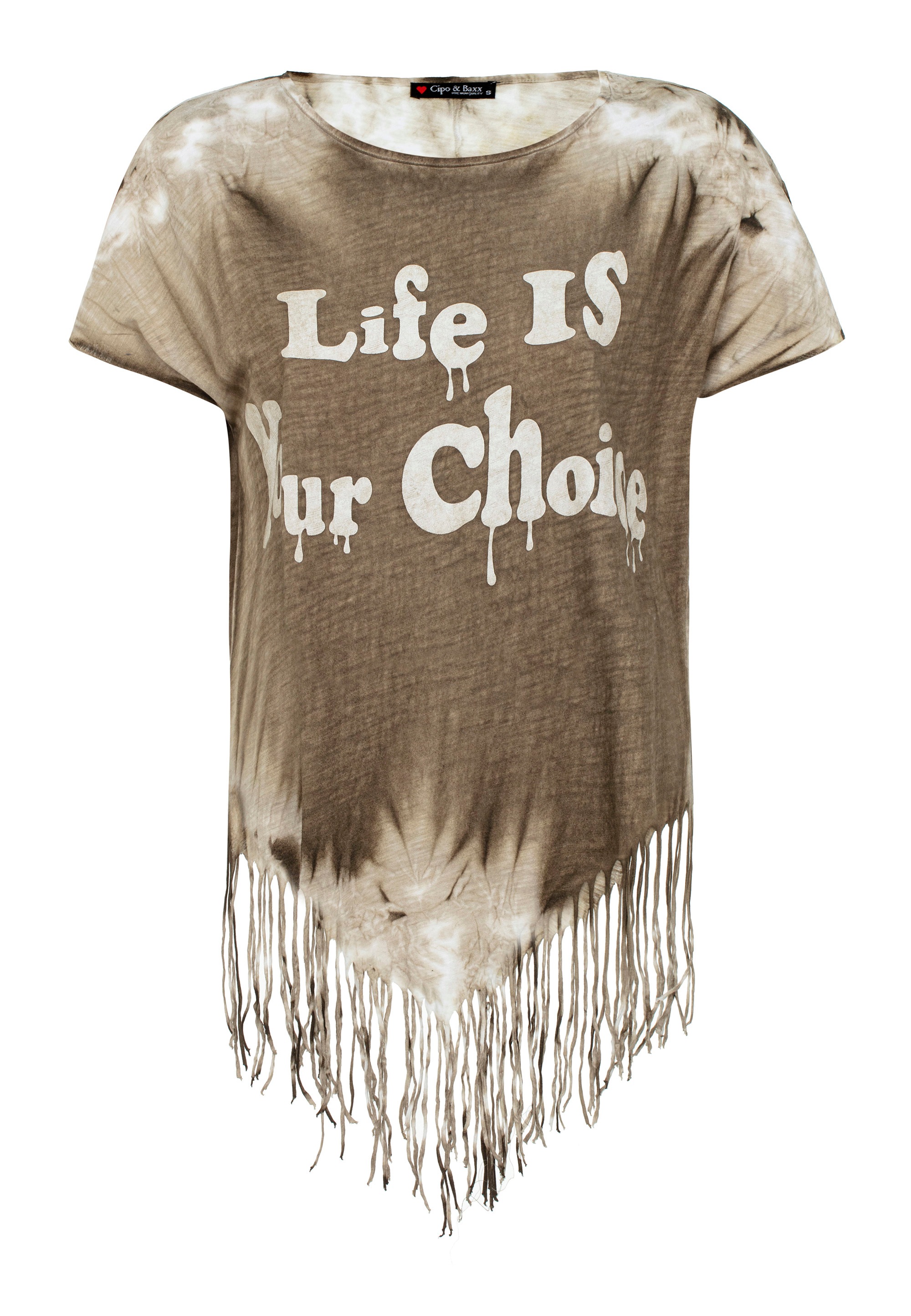 Cipo & Baxx T-Shirt, in tollem Sommer-Look