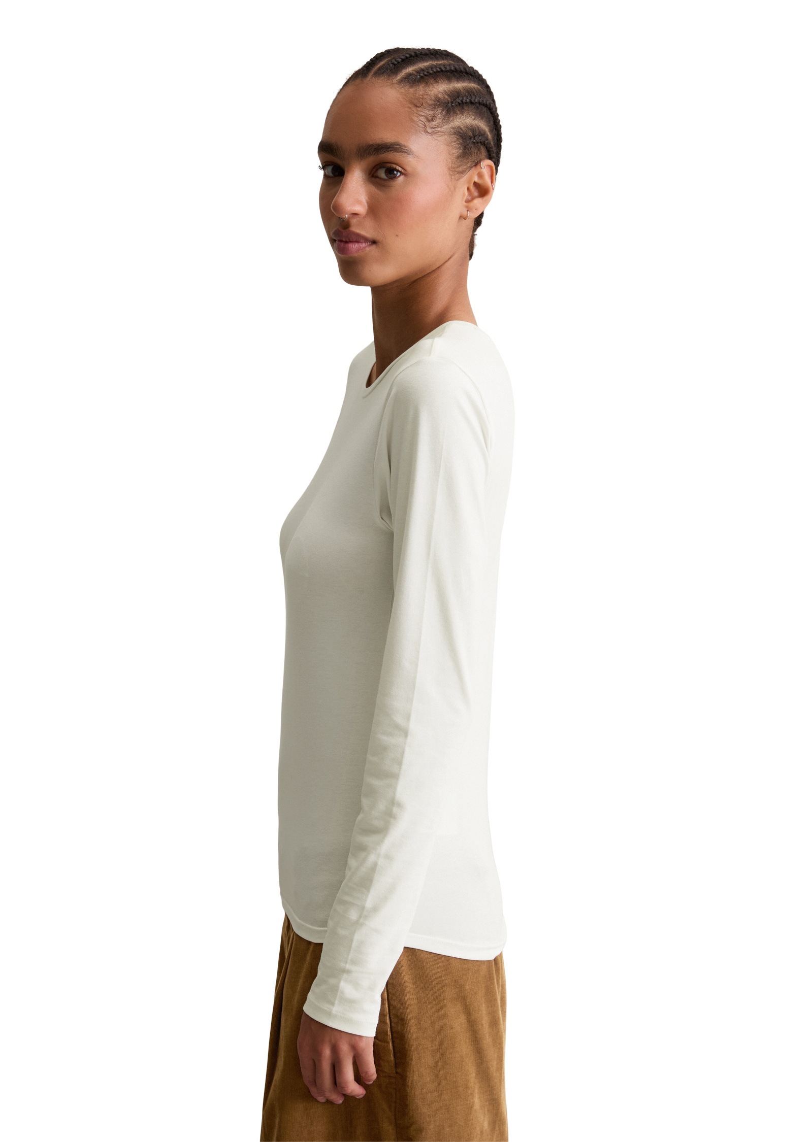 Marc OPolo DENIM Langarmshirt "aus softem Bio-Baumwoll-Mix" günstig online kaufen