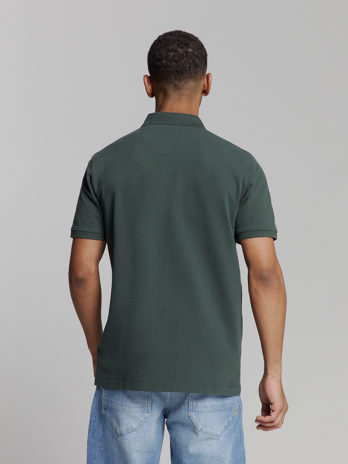 NO EXCESS Poloshirt »No Excess Poloshirt Polo Pique Garment Dyed«