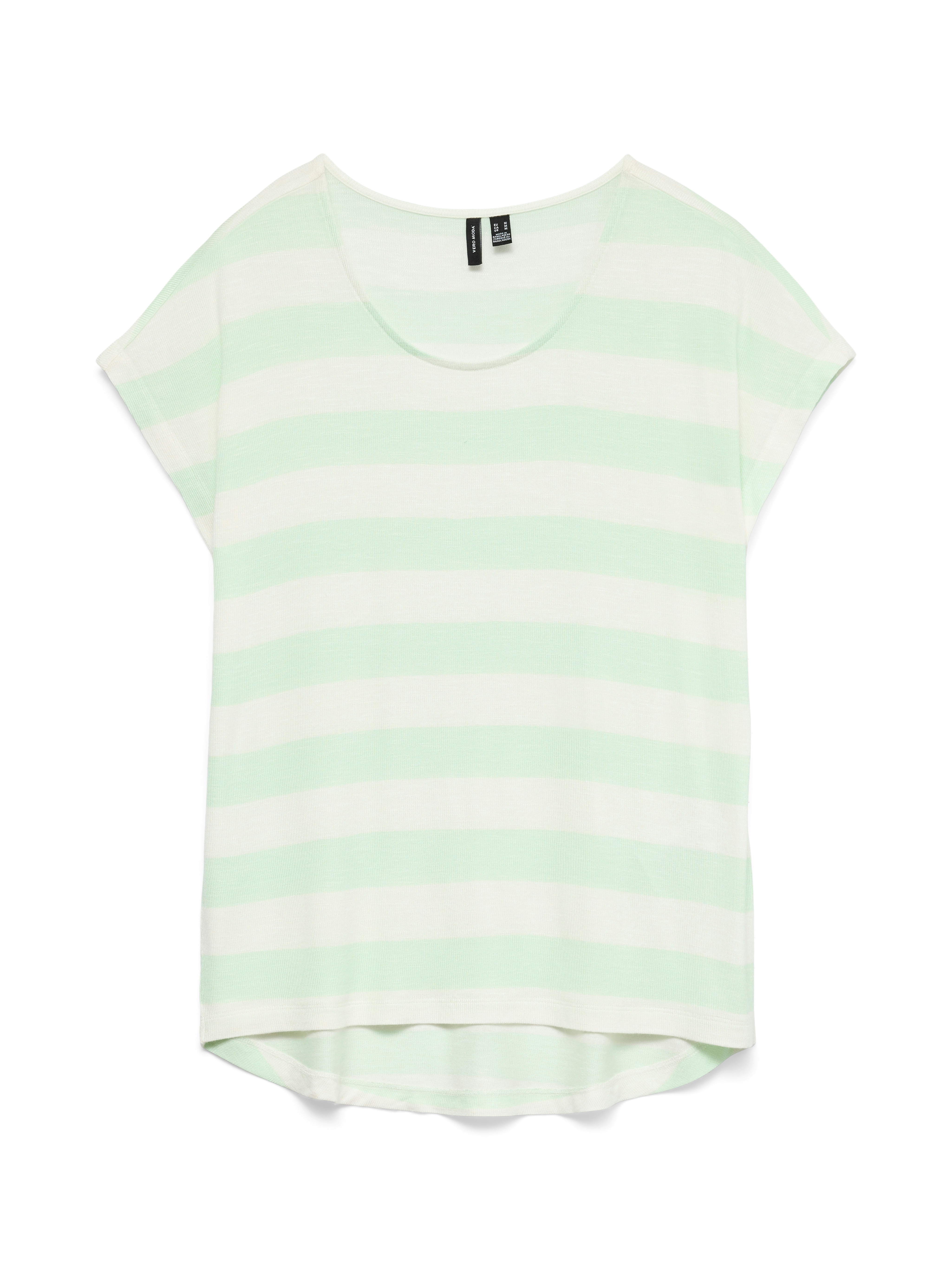Thumbnail - Vero Moda Kurzarmshirt "VMWIDE STRIPE SL TOP GA JRS NOOS" Viskosemischung