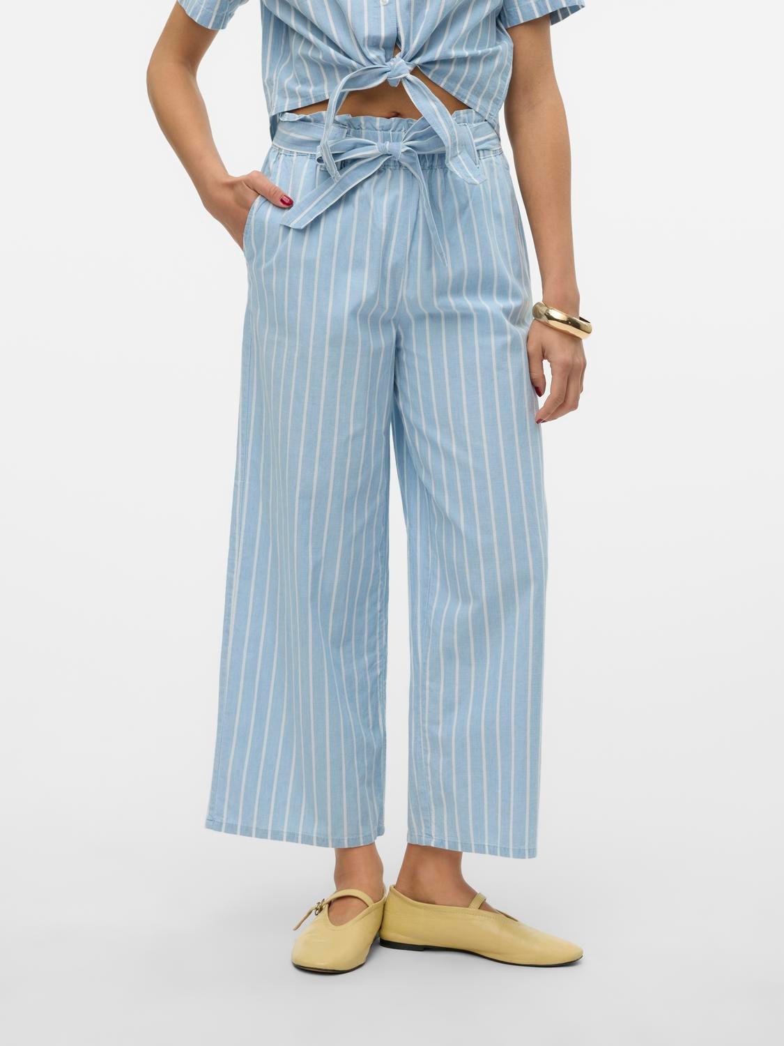 Vero Moda Culotte »VMXENIA HR LOOSE CHAMBRAY CULOTTE PANTS«