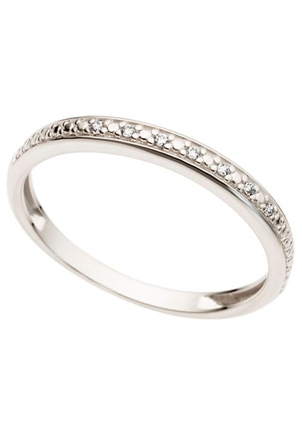 Firetti Memoirering »Schmuck Geschenk Gold 333 Damenring Verlobungsring Goldring Memoire«, mit Brillanten