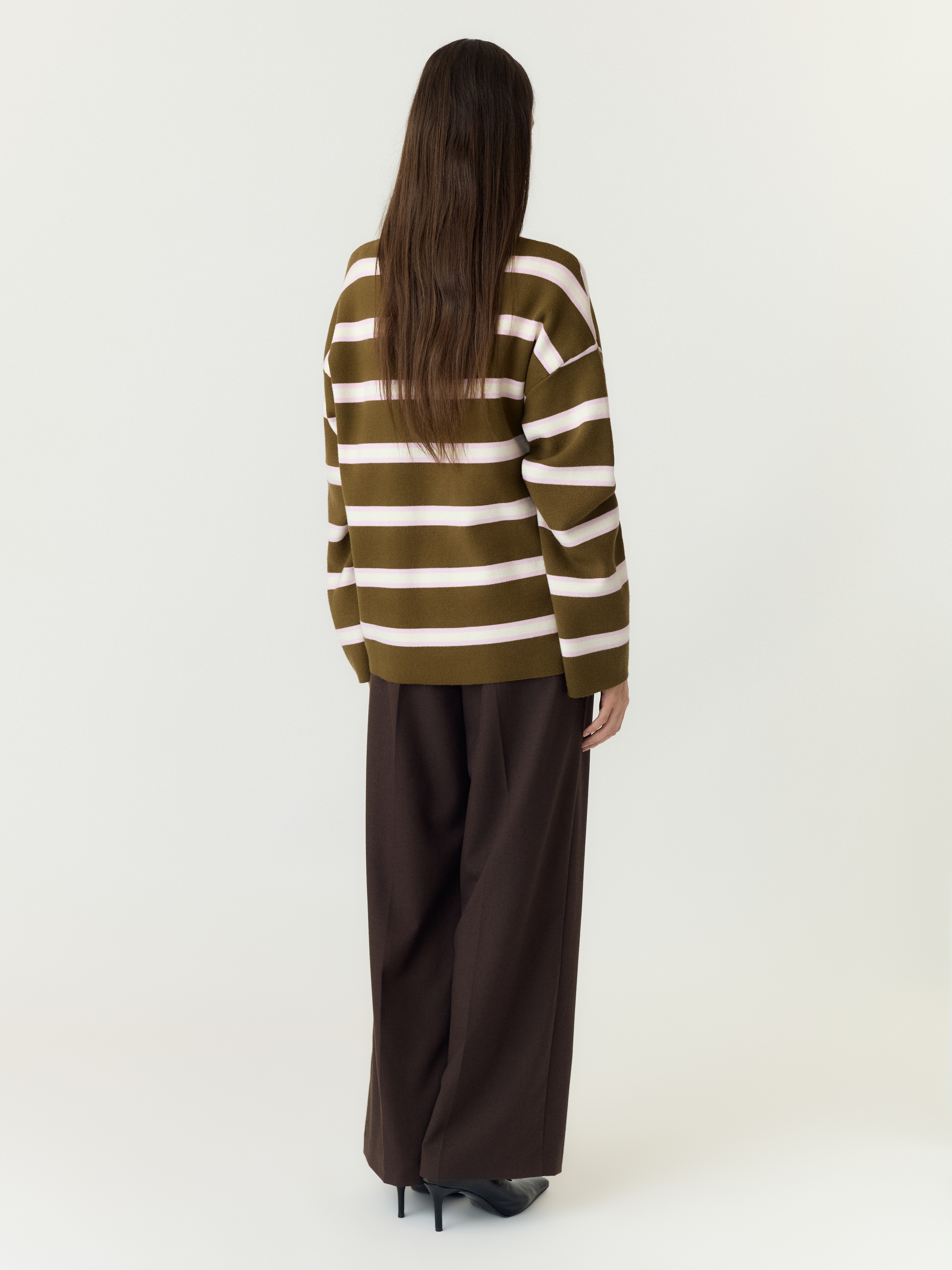 Y.A.S Polokragenpullover »YASISABELL LS POLO KNIT PULLOVER S. NOOS« Viskosemischung, regular fit