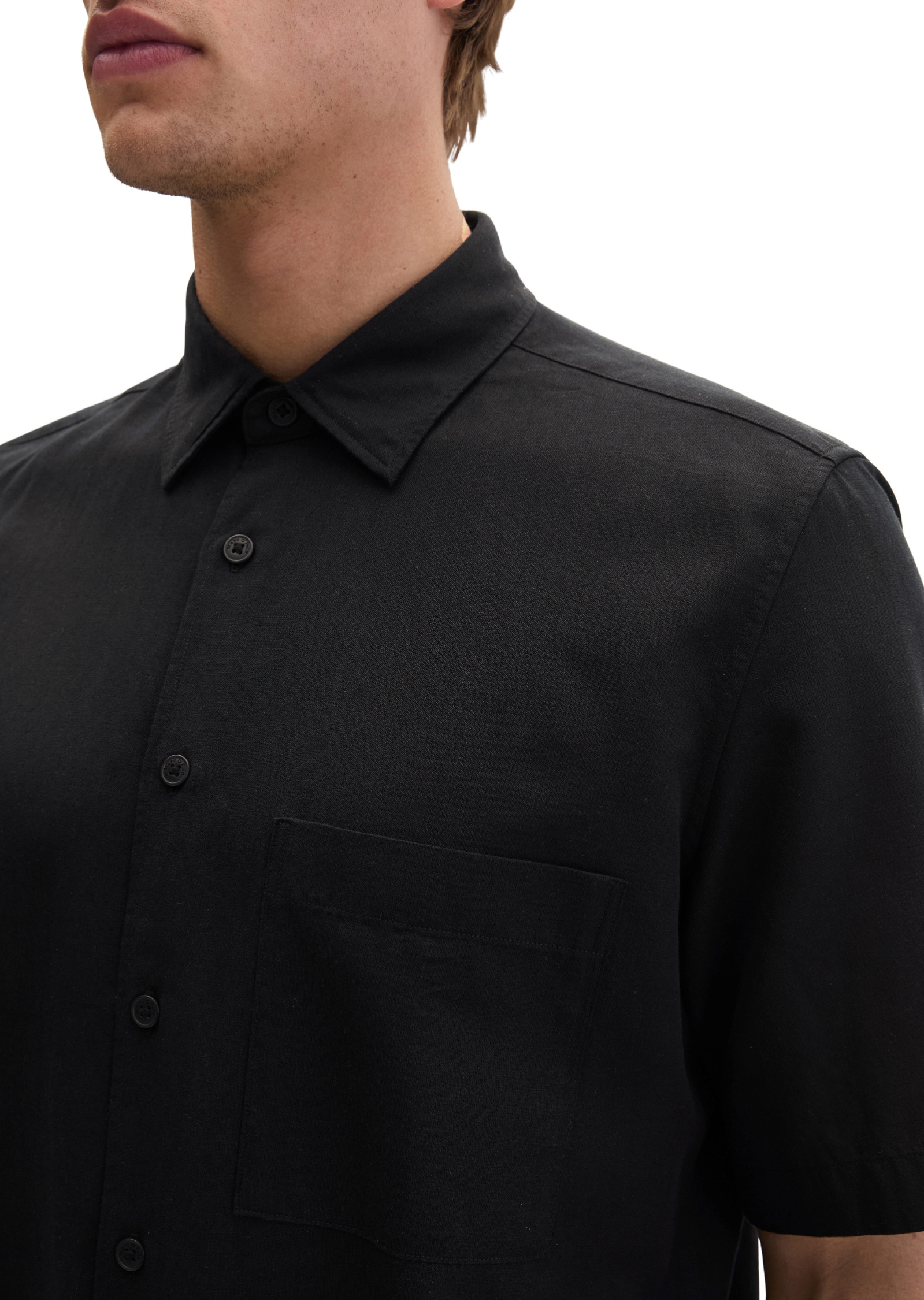 Marc O'Polo Kurzarmhemd »aus weichem TENCEL™ Lyocell - Mix«