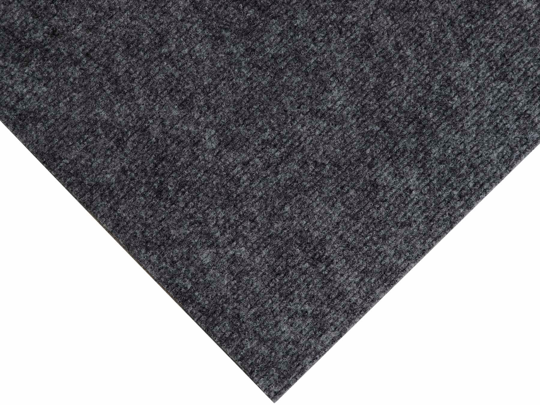 Nadelvliesteppich "MALTA", grau (anthrazit), B:200cm H:2,5mm L:5.000cm, Polypropylen, PRIMAFLOR-IDEEN IN TEXTIL, Teppiche, Uni-Farben, strapazierfähig & pflegeleicht, Kurzflor, Nadelvlies 3