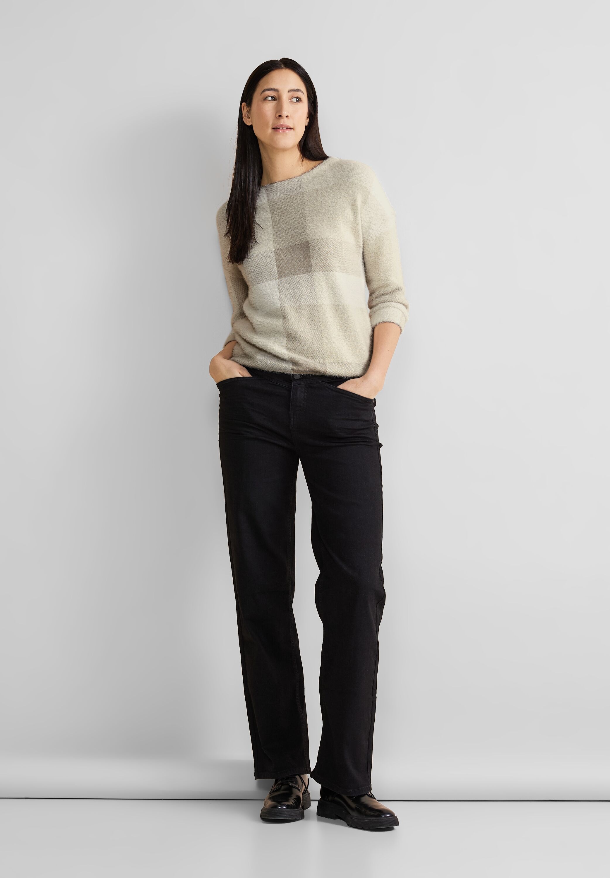 STREET ONE 3/4-Arm-Shirt, mit 3/4 Ärmeln