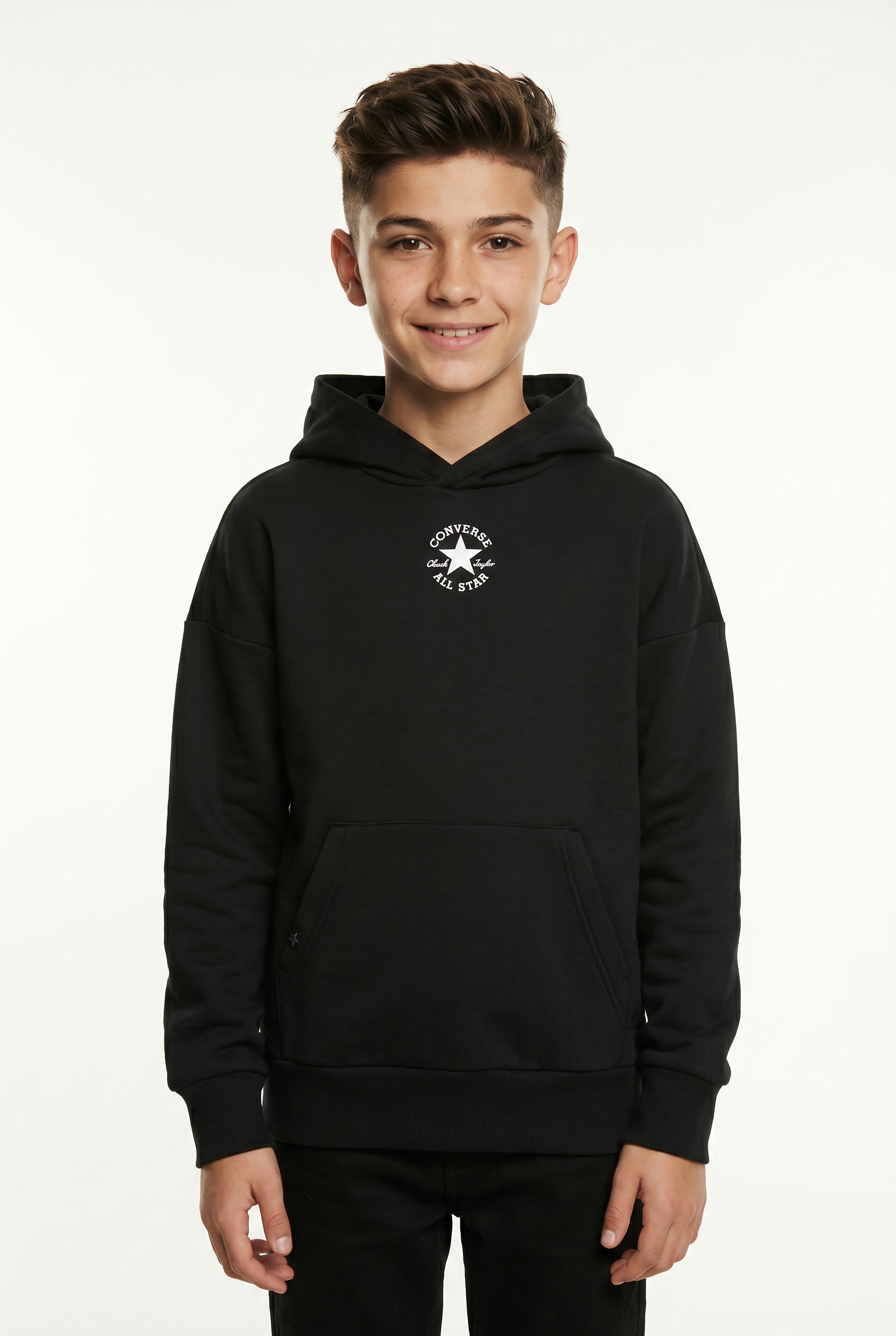 Converse Kapuzensweatshirt »für Kinder«, mit Kapuze, elastischer Bund, vielseitige Größenwahl
