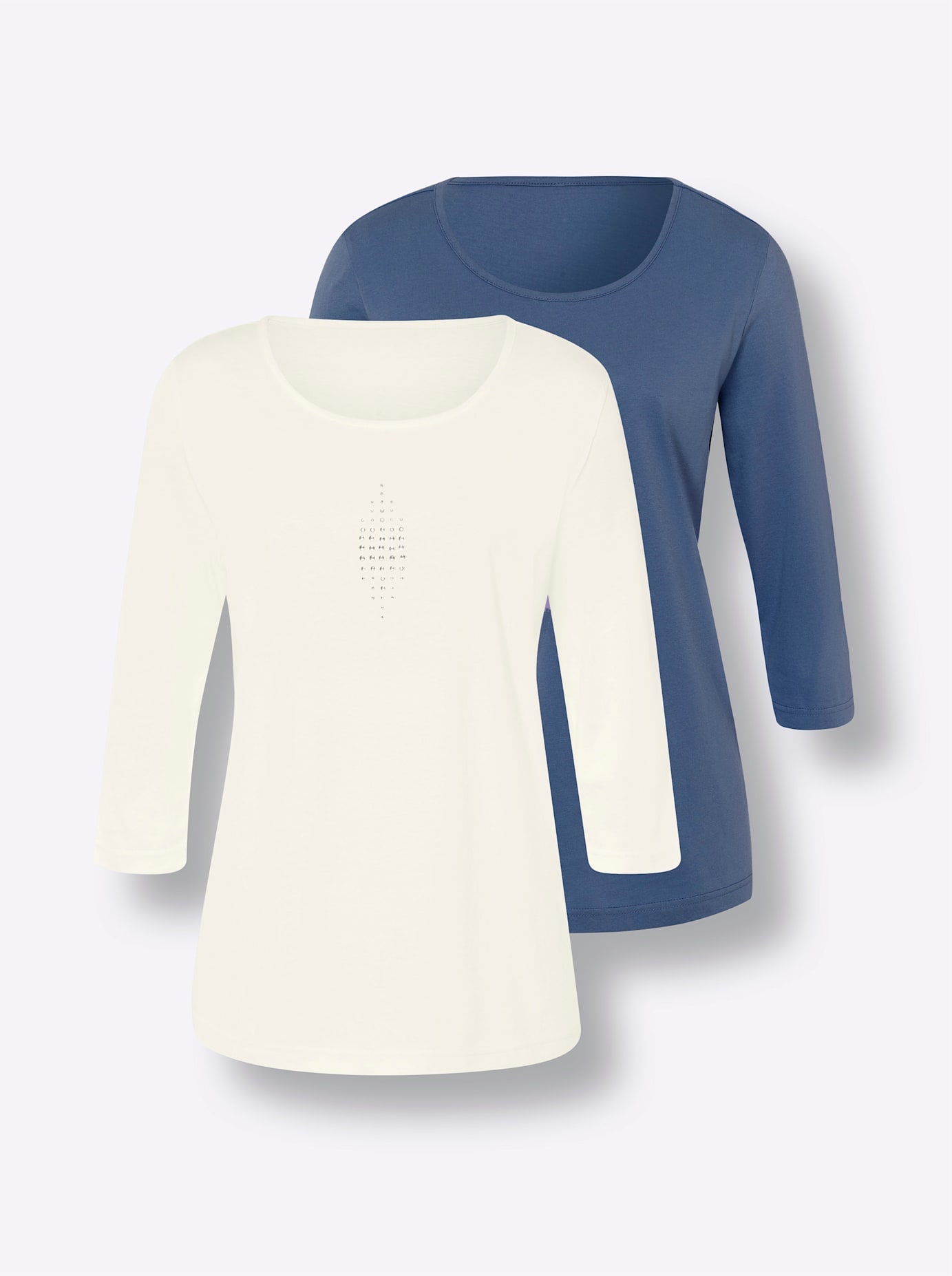 Classic Basics 3/4-Arm-Shirt "Doppelpack Shirts", (2 tlg.) günstig online kaufen