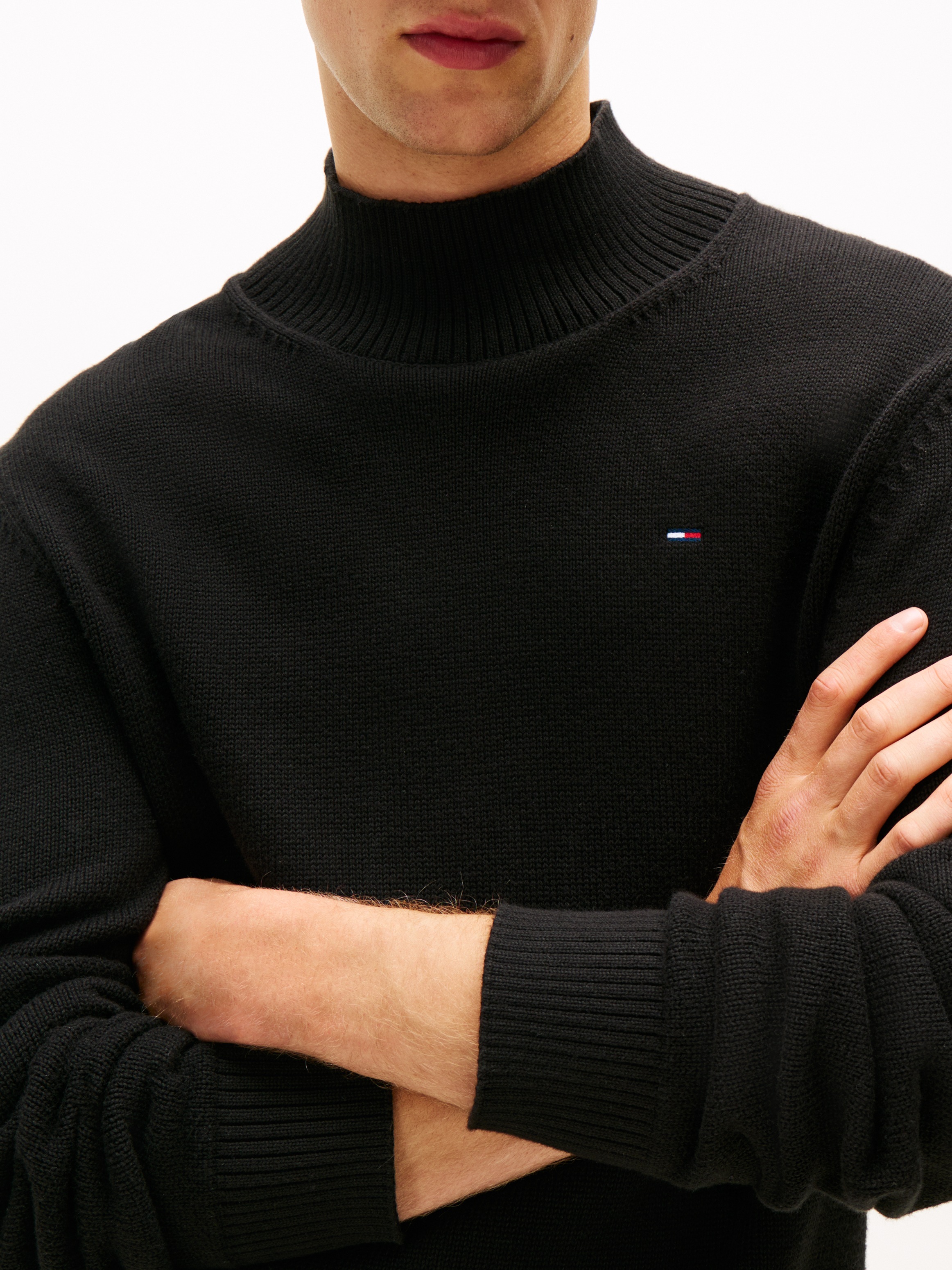 Tommy Jeans Rollkragenpullover "TJM SLIM FIT ROLL NECK", mit Mock Neck, Str günstig online kaufen
