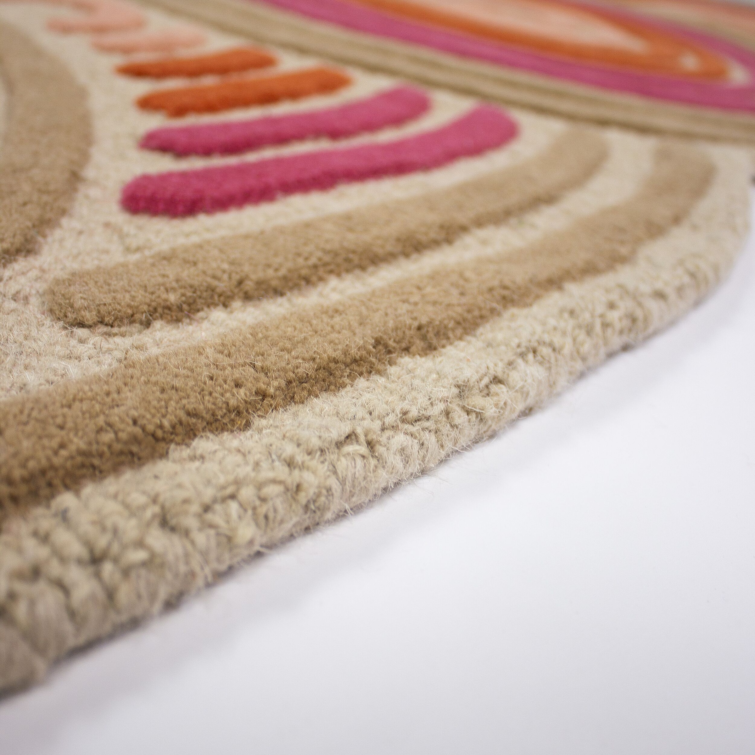 FLAIR RUGS Teppich »SPIRAL SHAPED WOOL« rechteckig 6 mm Höhe