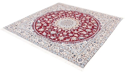 Orientteppich »Perser - Nain - Royal quadratisch - 160 x 155 cm - dunkelrot«,...