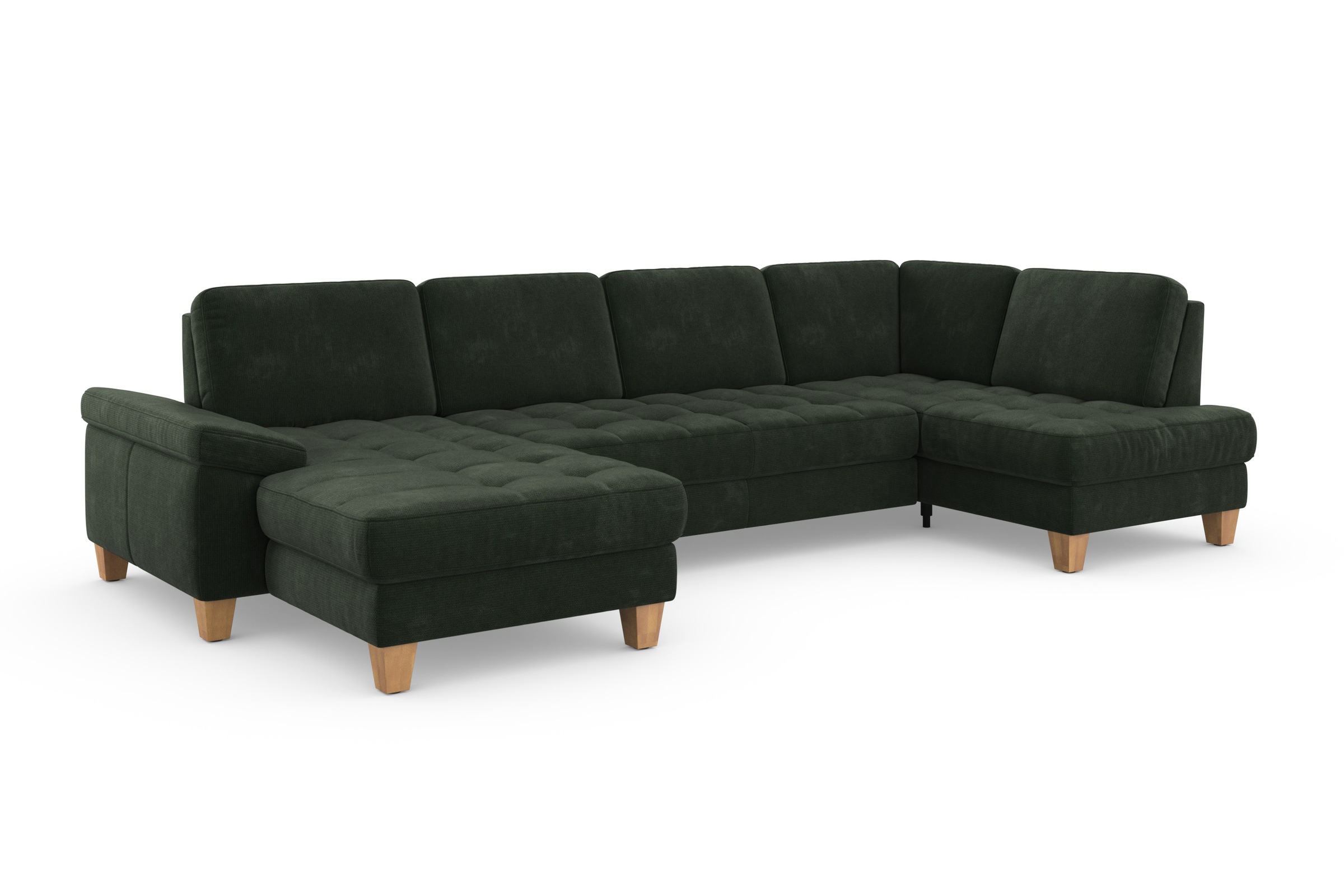sit&more Wohnlandschaft »Westham U-Form«, wahlweise mit Bettfunktion, Bettkasten, Sitztiefenverstellung