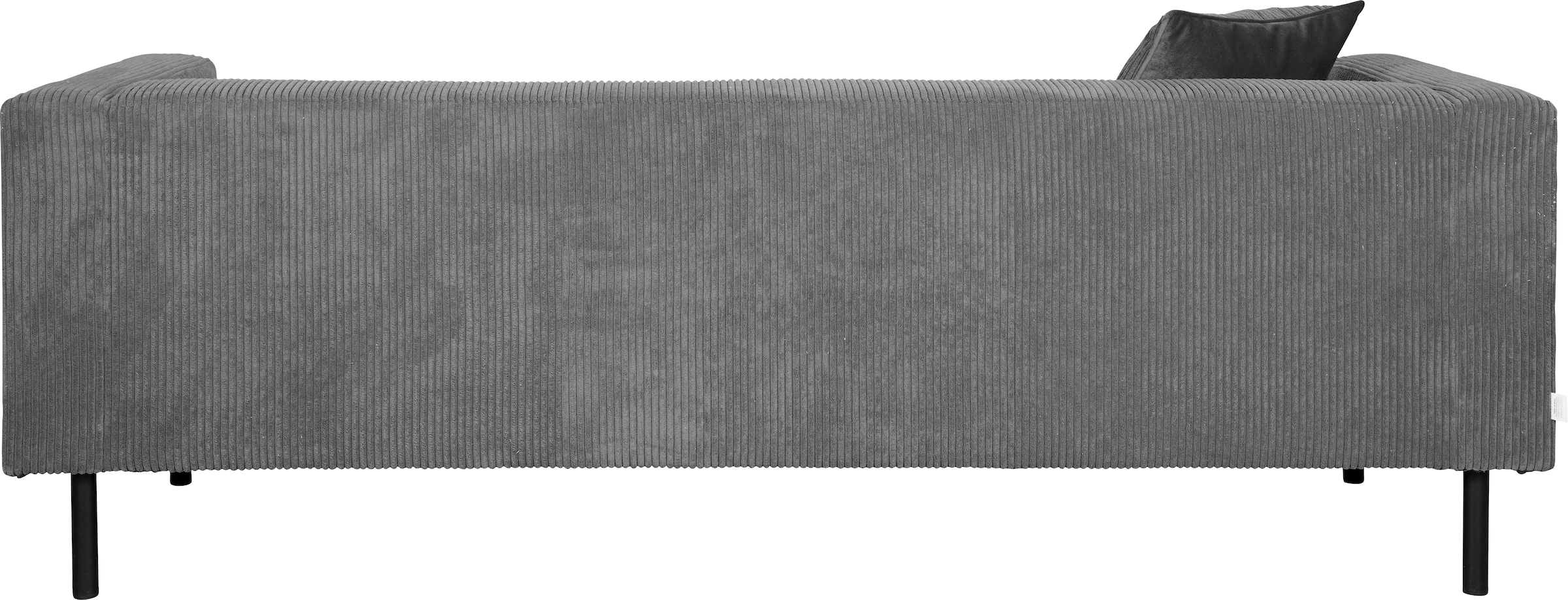 Guido Maria Kretschmer Home&Living 3-Sitzer »Lillibeth Designsofa mit Wellenunterfederung, Maße B/T/H: 218/74/83 cm«, Zierkissen als Wendekissen, Bezug Samtoptik oder Cord