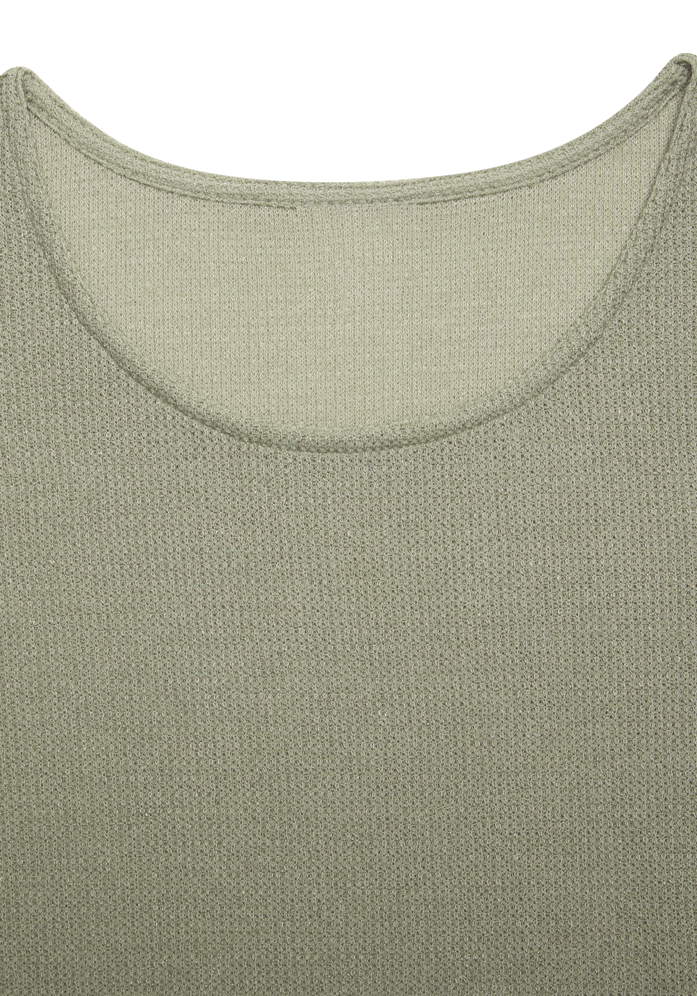 Vivance Langarmshirt »aus flauschigem Strick«, aus bügelfreier Qualität