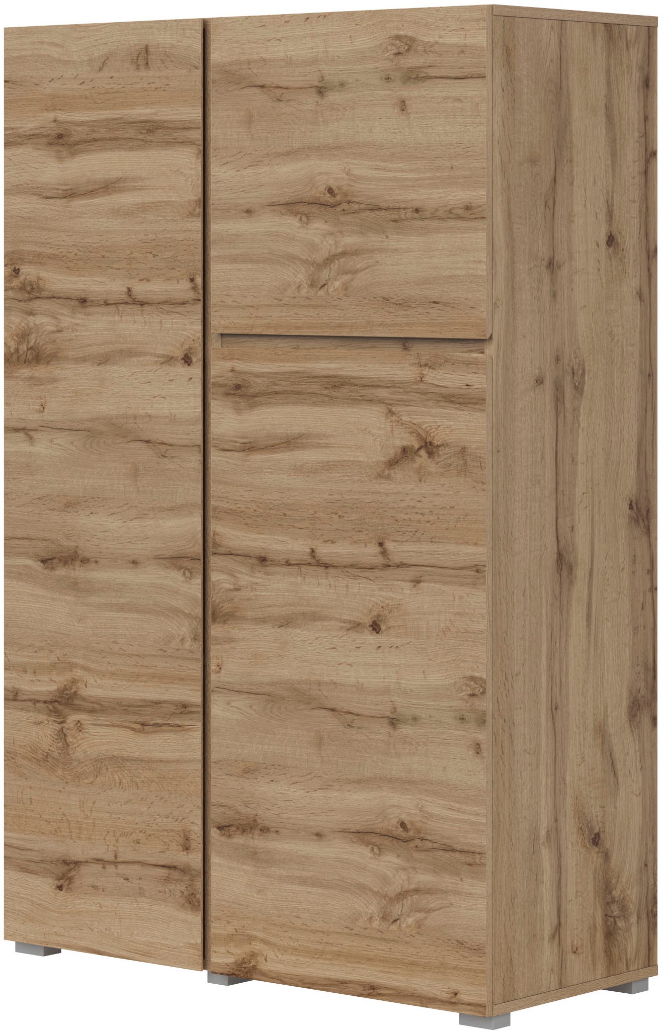 OTTO home Highboard "Asymetric,Breite 92cm, moderne grifflose Hochkommode 3 günstig online kaufen