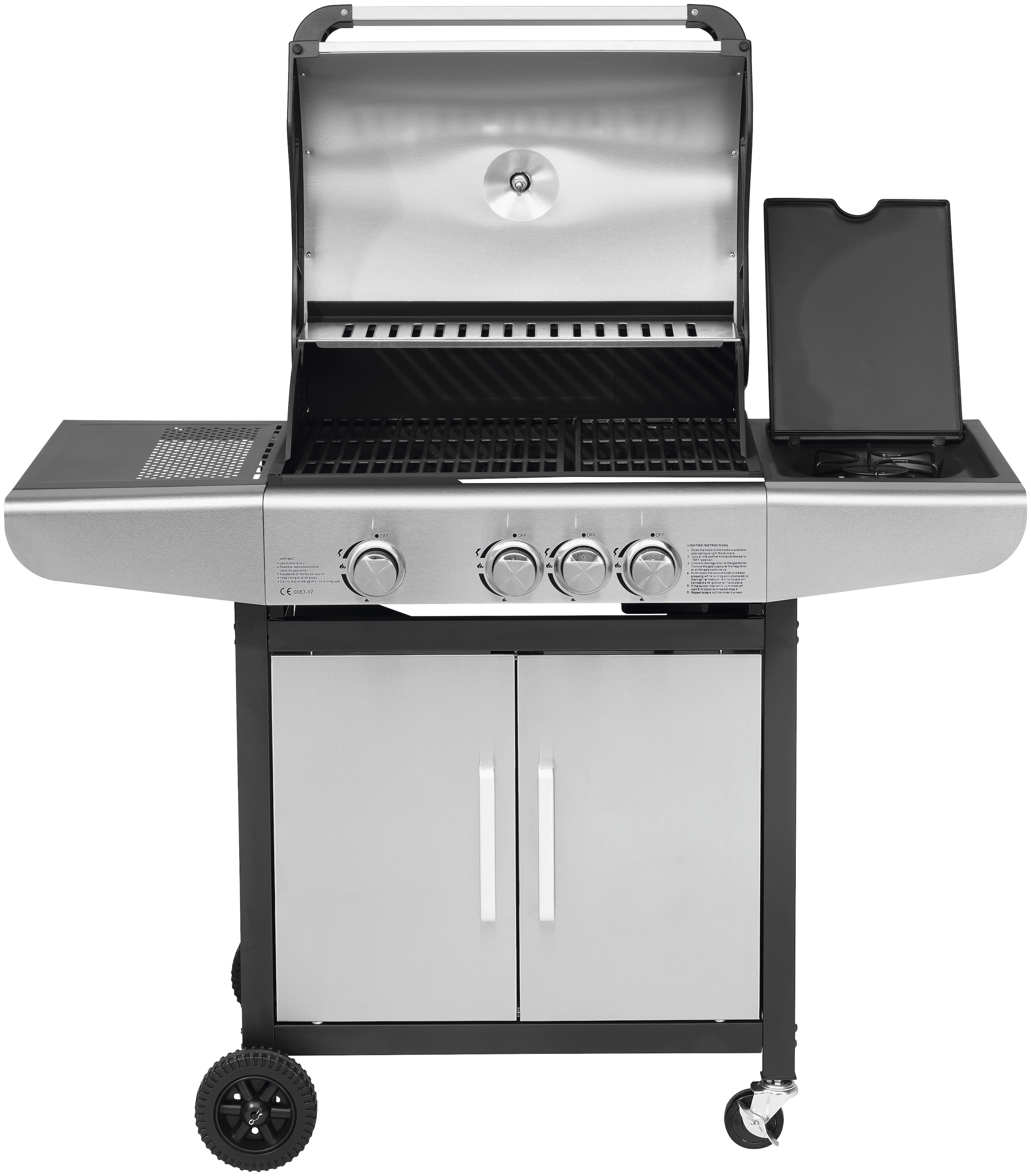 JUSTUS Gasgrill »Ares 3 SU«, BxTxH: 122x57x112 cm