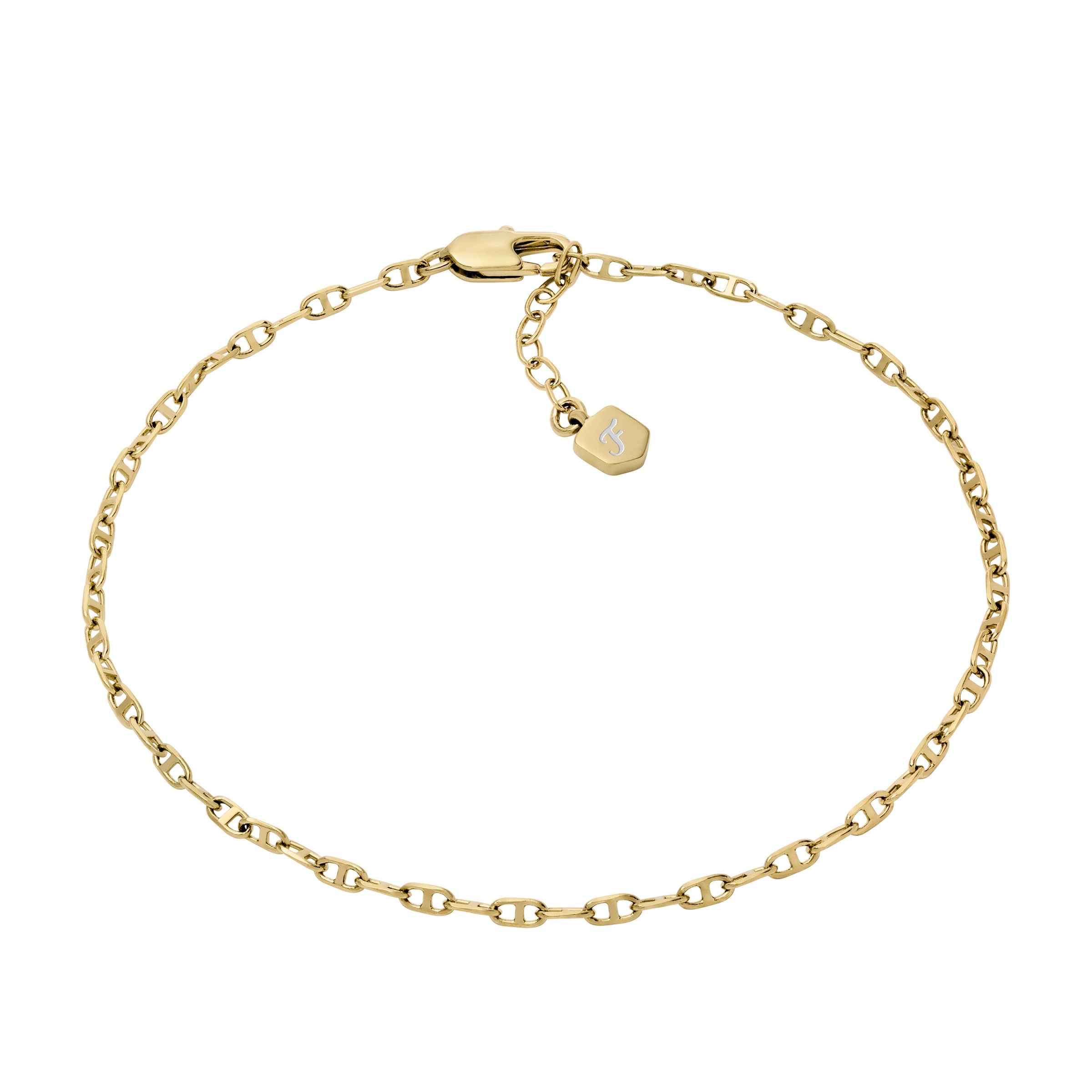 FOSSIL Damen Fußkette "Schmuck Metall Körperschmuck HERITAGE", Metall, gold, Metall, Fußketten