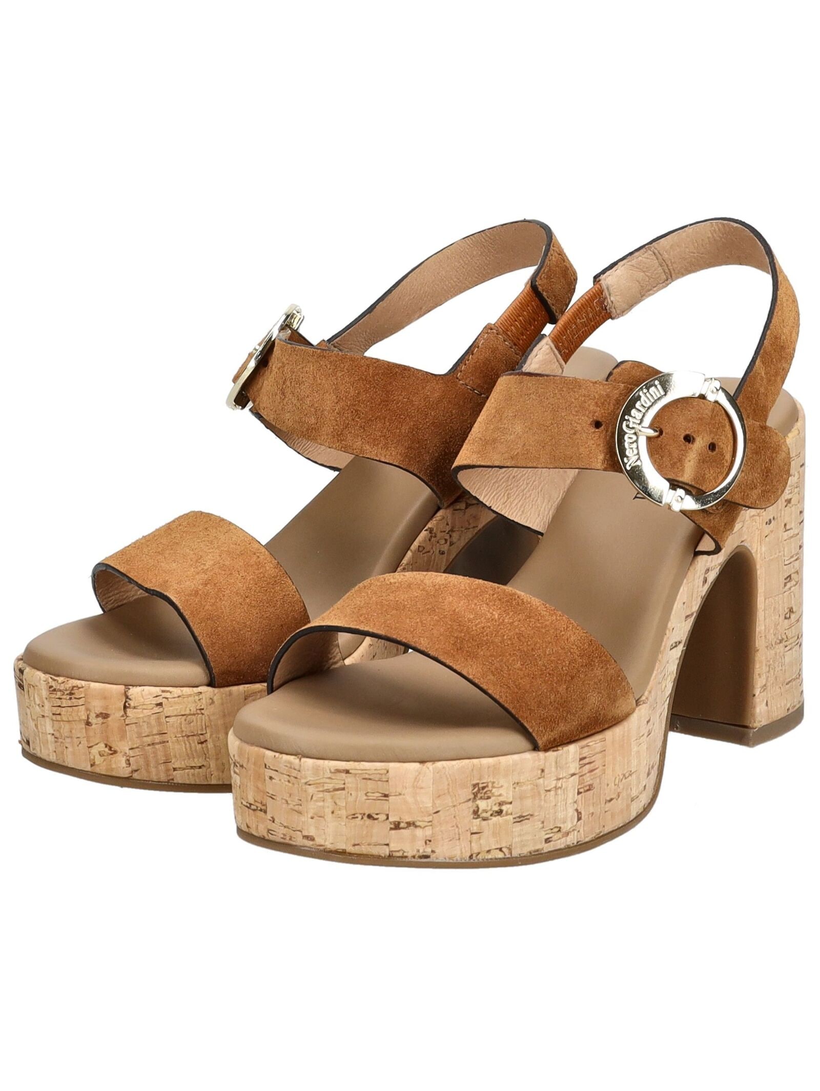 Nero Giardini High-Heel-Sandalette »Nero Giardini Sandalen Veloursleder«