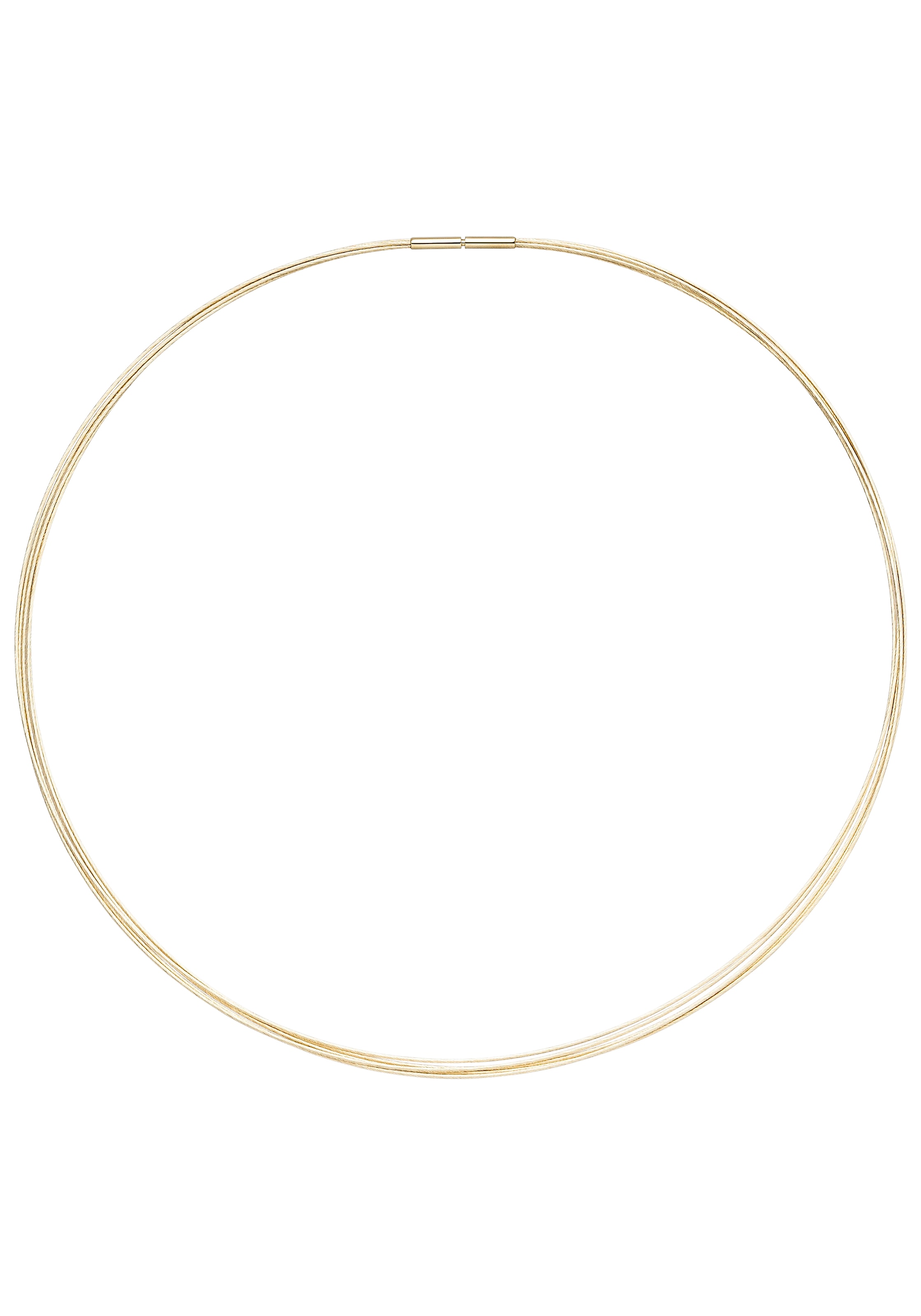 JOBO Halsreif 5-reihig 585 Gold 42 cm