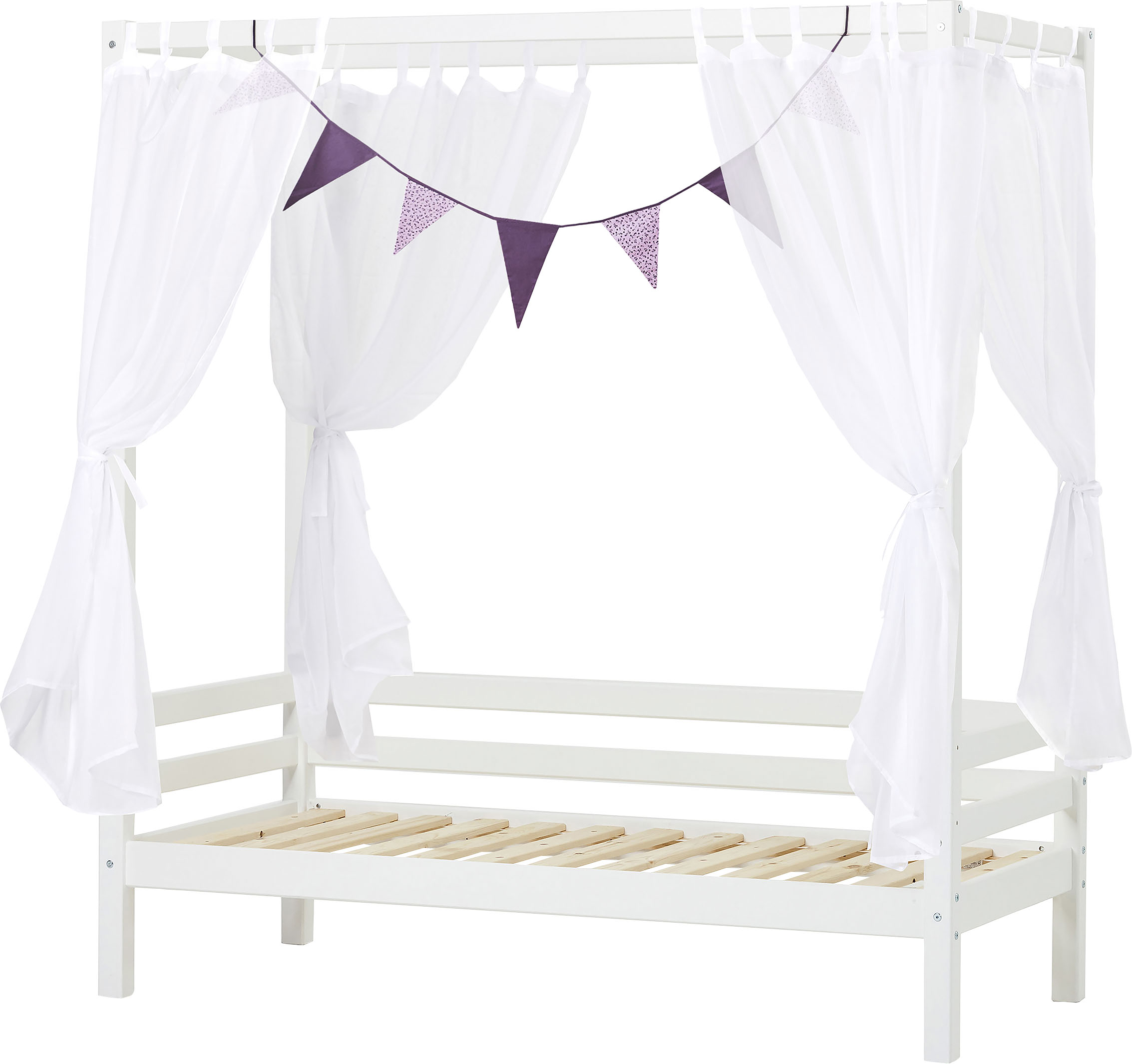 Kinderbett »ECO Dream«, Prinzessinnen-Bett 70x160 cm, umbaubar