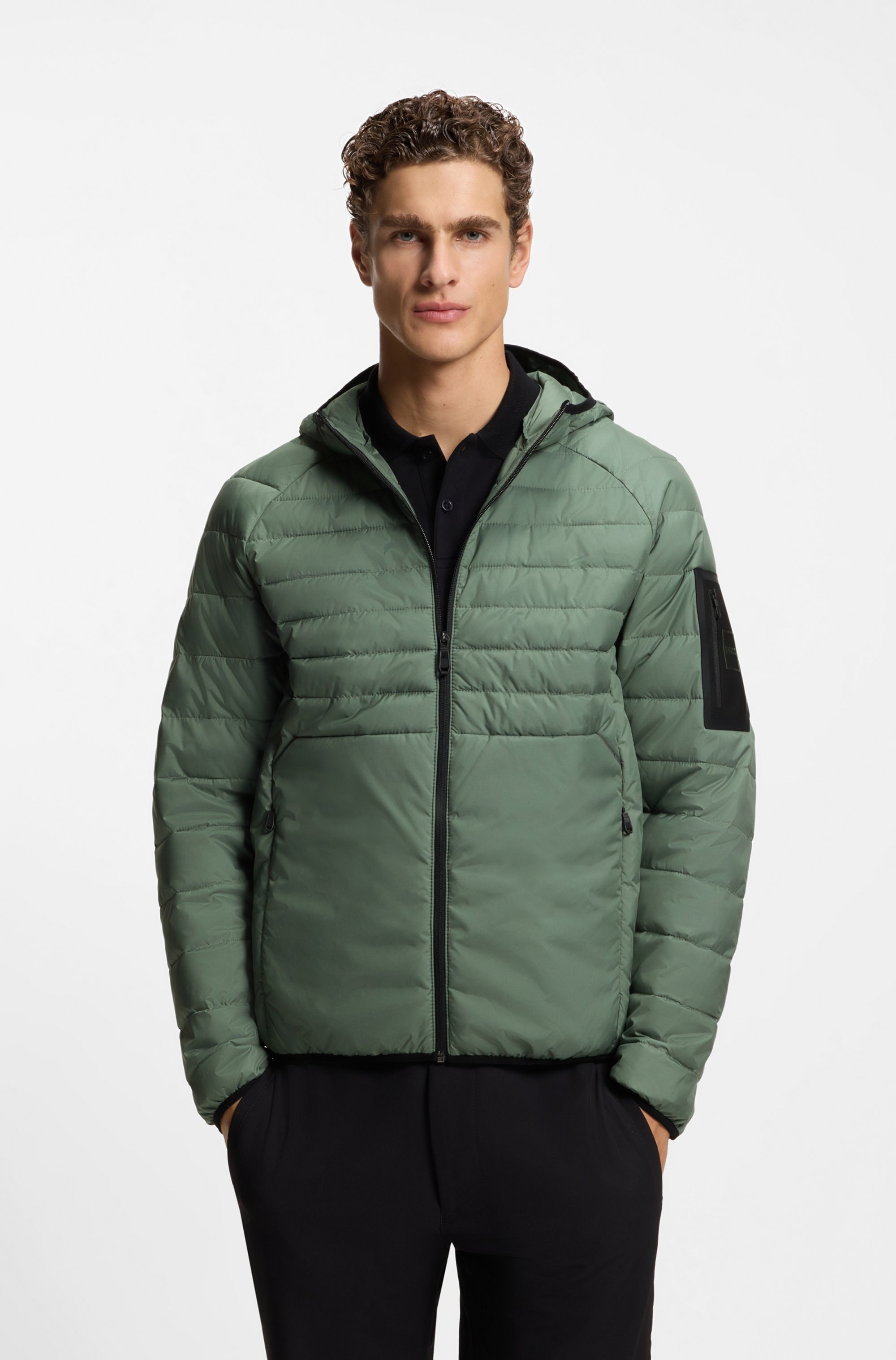BOSS GREEN Steppjacke "OW Urbanex JT HD" mit Kapuze Kapuze, Regular Fit, re günstig online kaufen