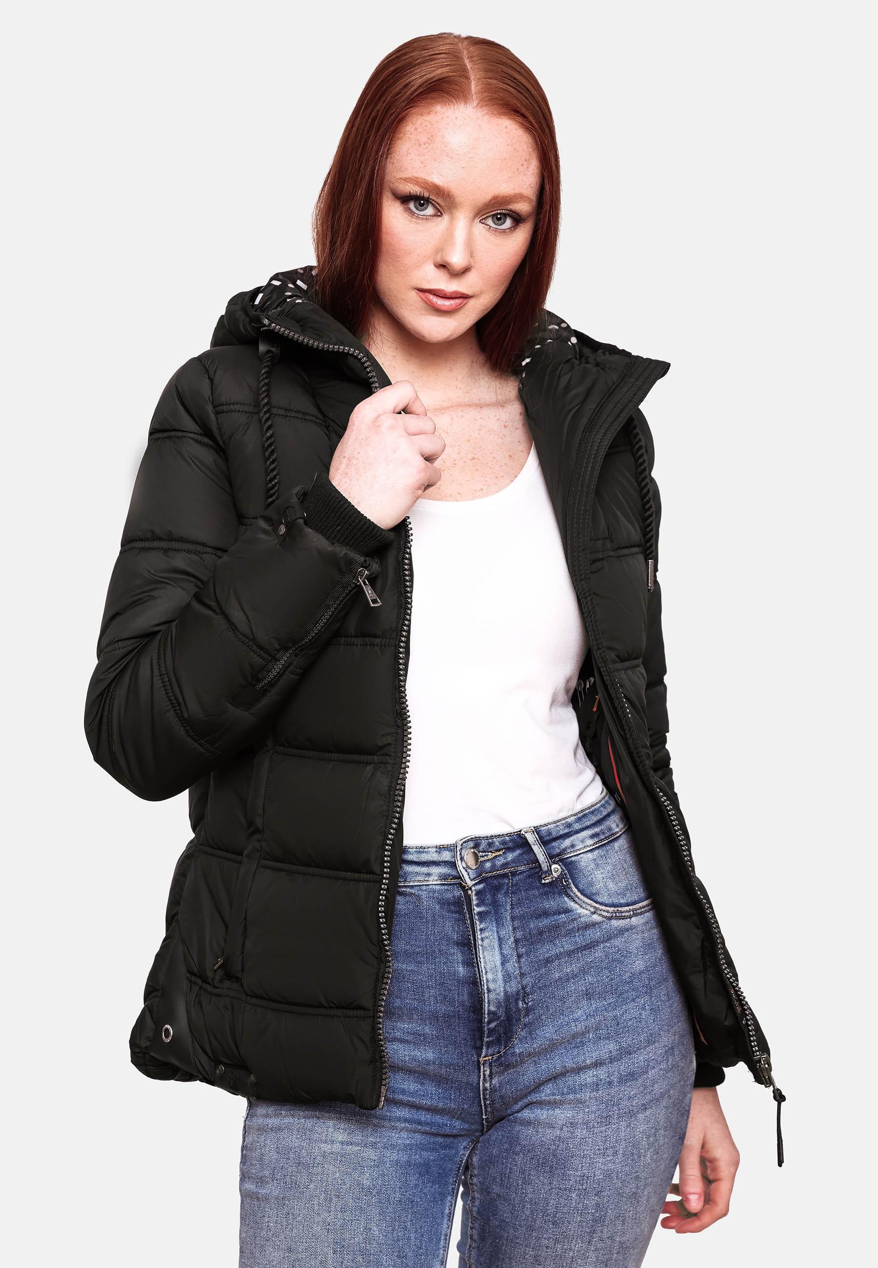 Navahoo Steppjacke »Renesmee«, mit Kapuze, warm gesteppte Winterjacke mit Kapuze