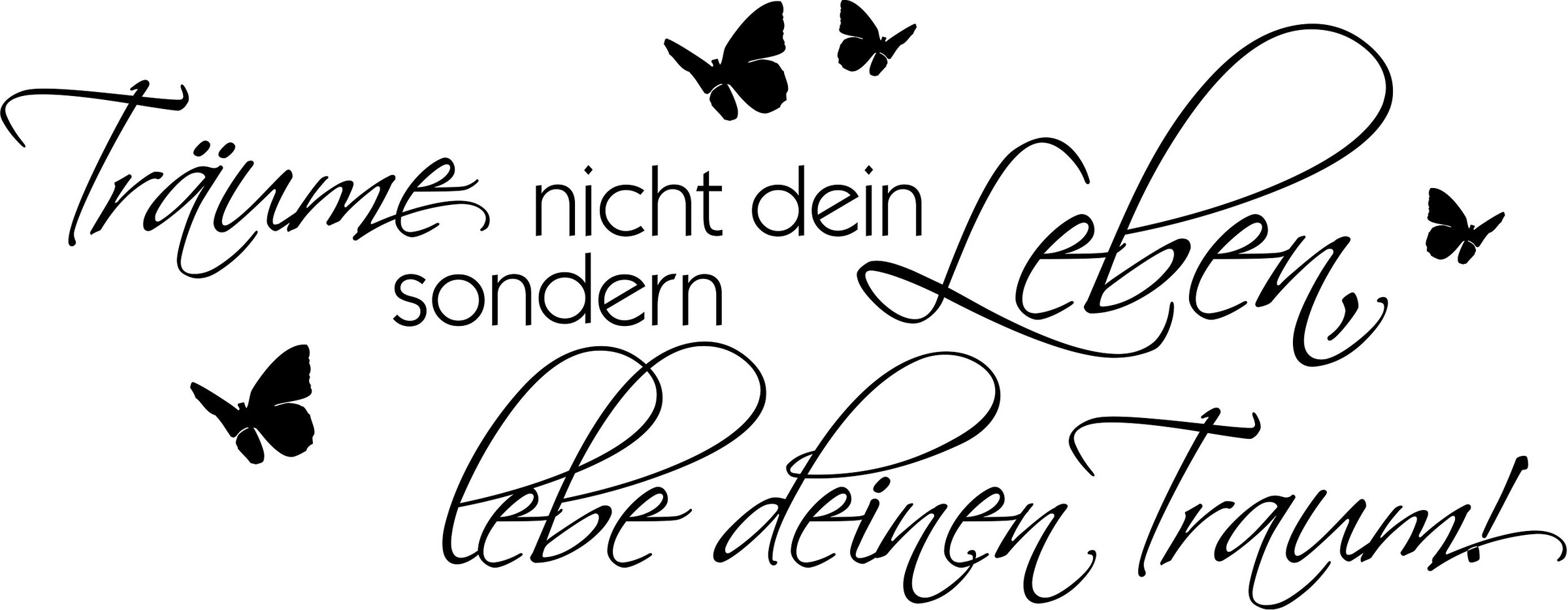 WallArt Wandspruch bestellen BAUR